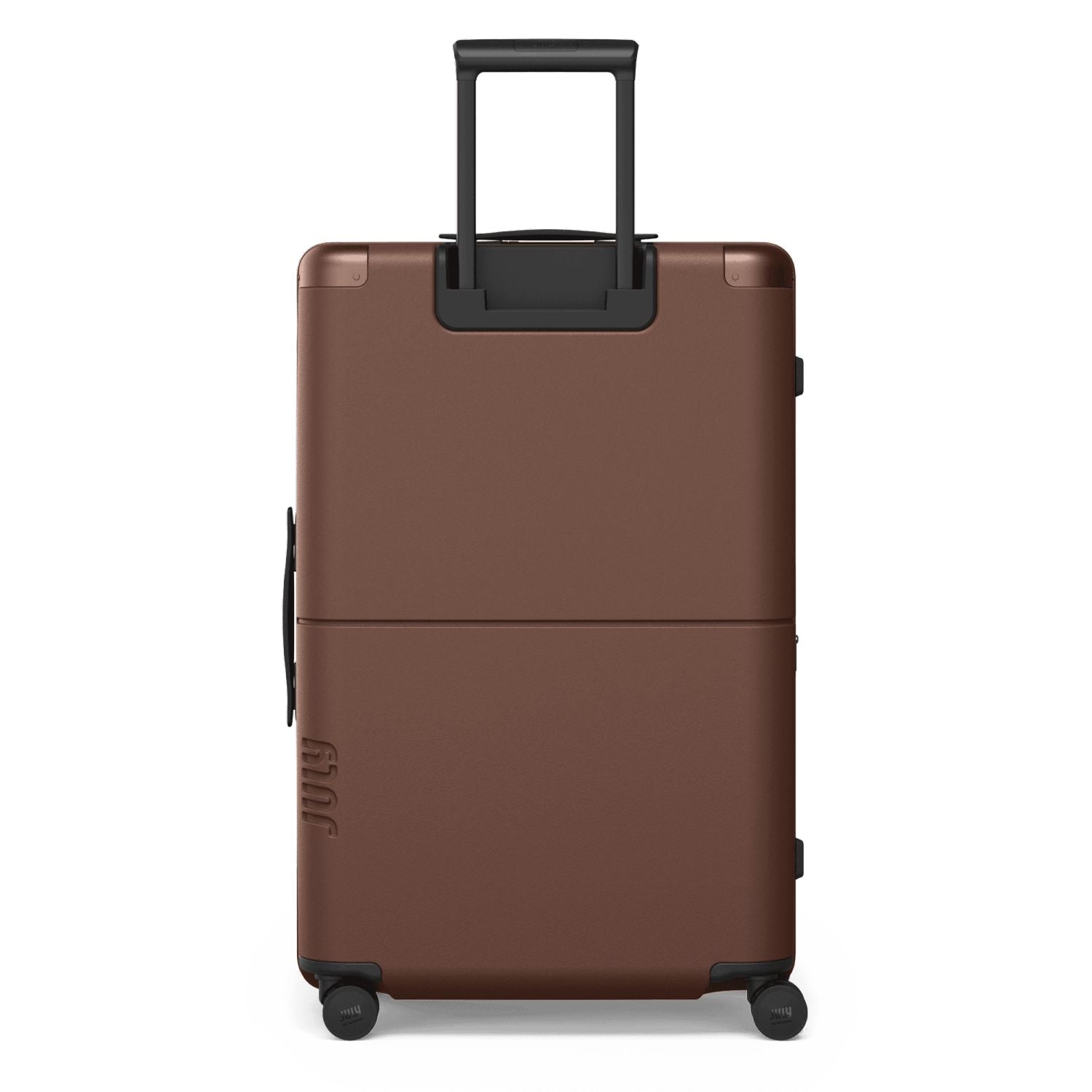 July Checked Plus Expandable Polycarbonate 28" Luggage - Dark Brown