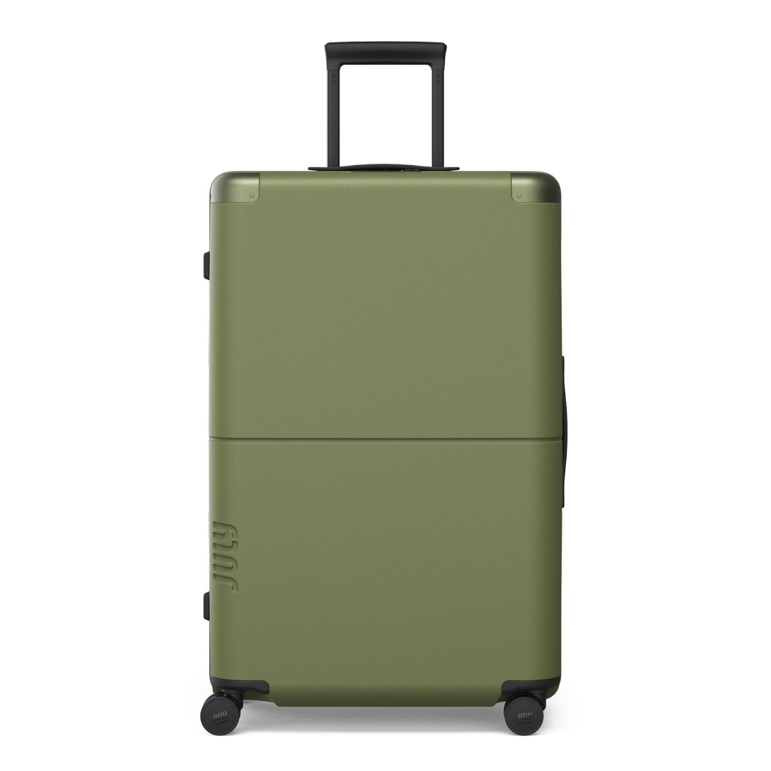 July Checked Plus Polycarbonate 30" Luggage - Moss