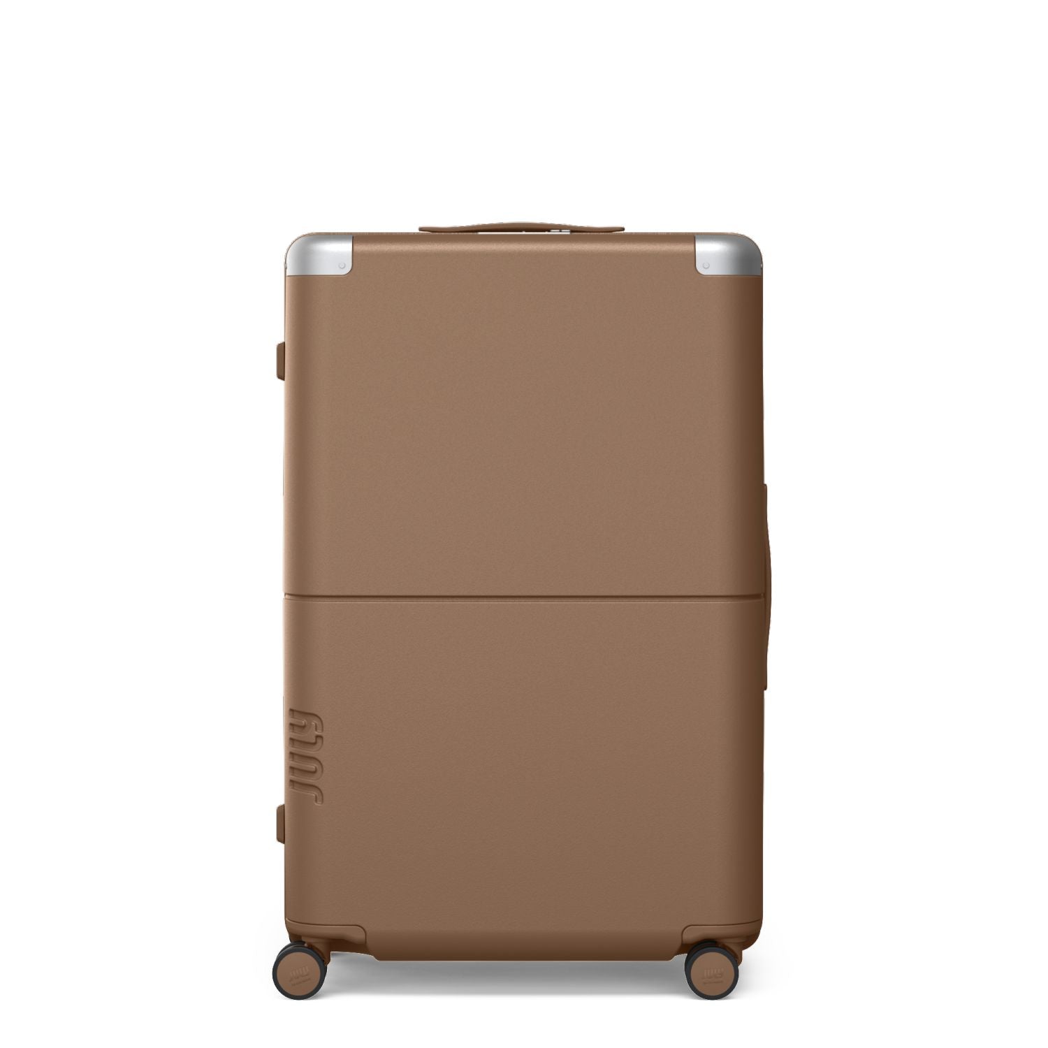 July Checked Plus Polycarbonate 30" Luggage - Toffee