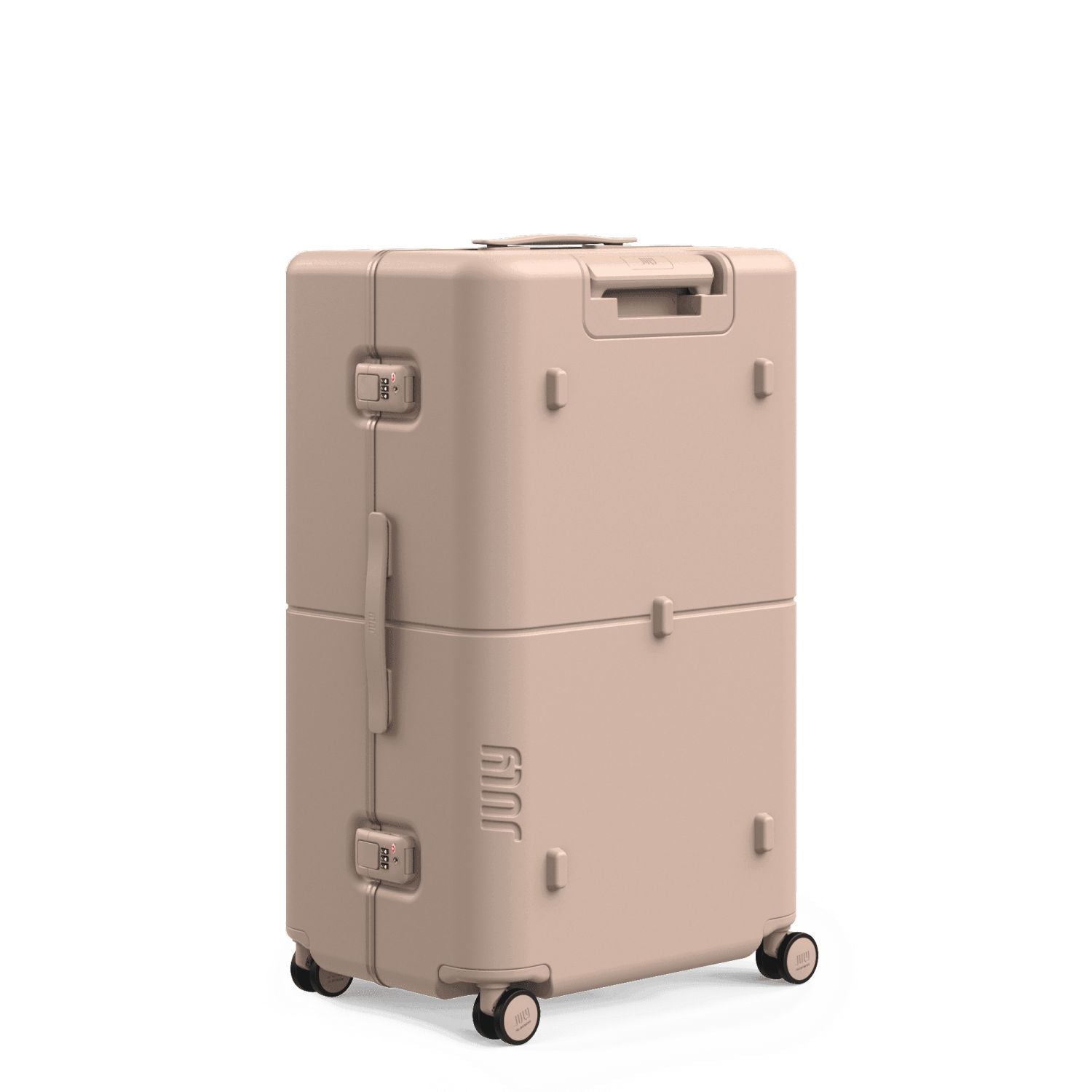 July Checked Plus Trunk Polycarbonate Frame 30" Luggage - Matte Light Sand