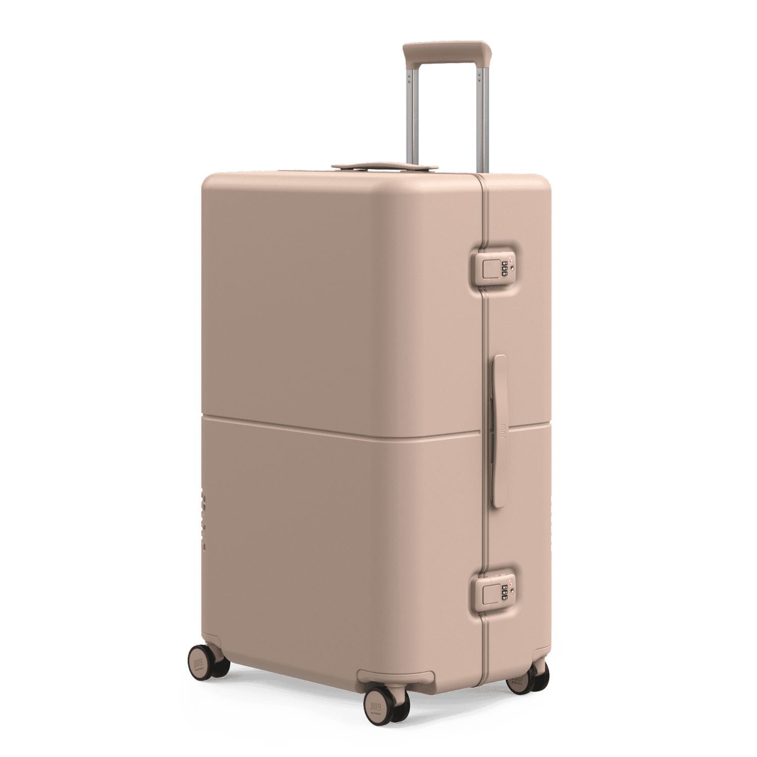 July Checked Plus Trunk Polycarbonate Frame 30" Luggage - Matte Light Sand