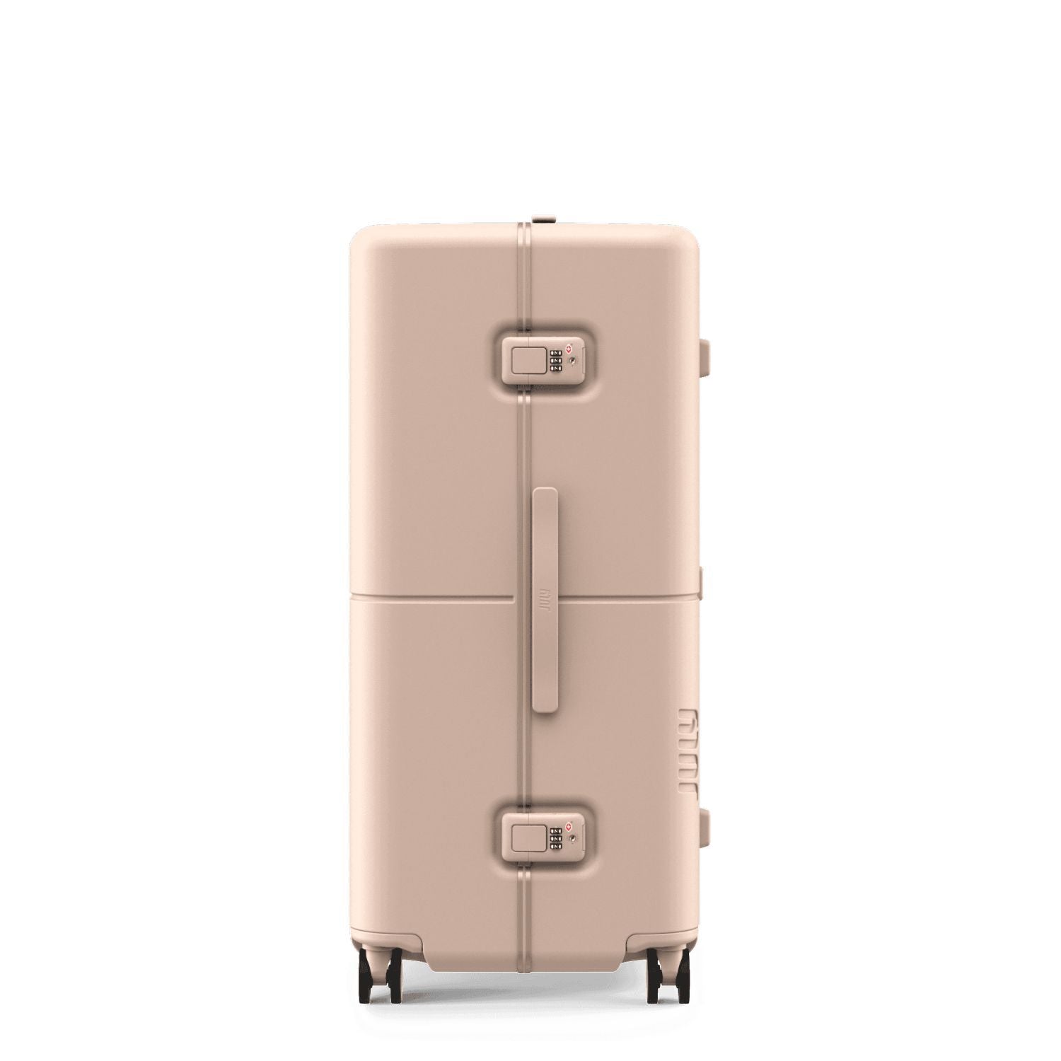 July Checked Plus Trunk Polycarbonate Frame 30" Luggage - Matte Light Sand