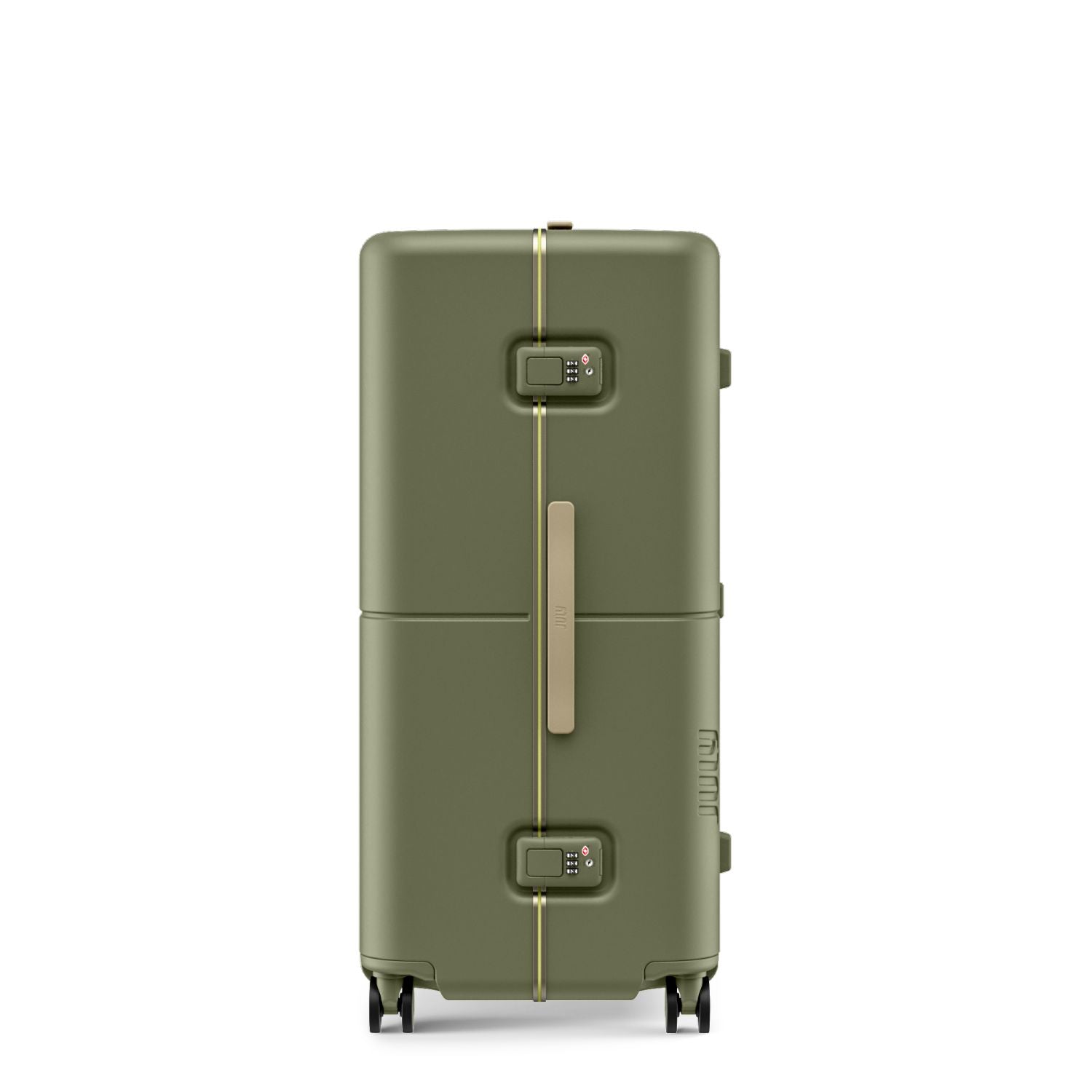 July Checked Plus Trunk Polycarbonate Frame 30" Luggage - Moss