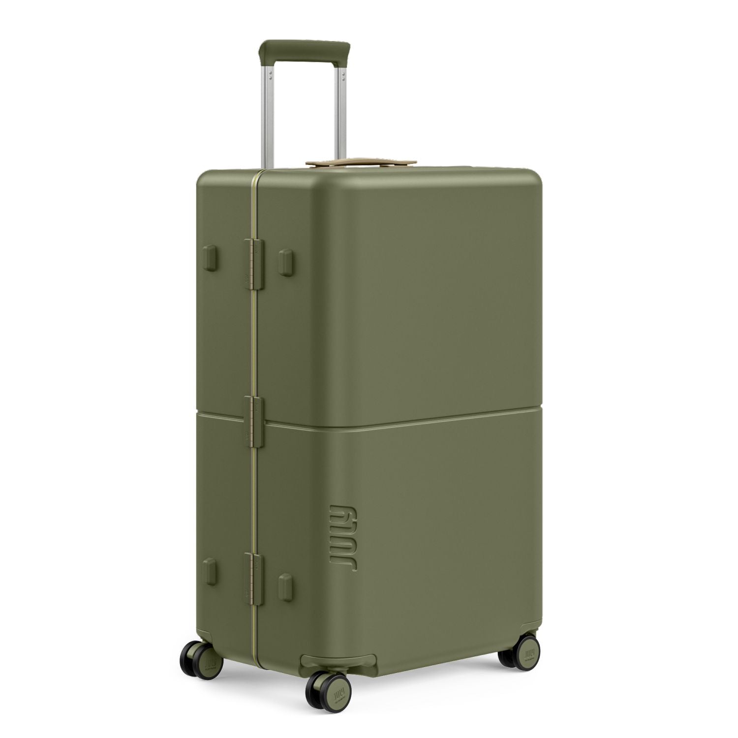 July Checked Plus Trunk Polycarbonate Frame 30" Luggage - Moss