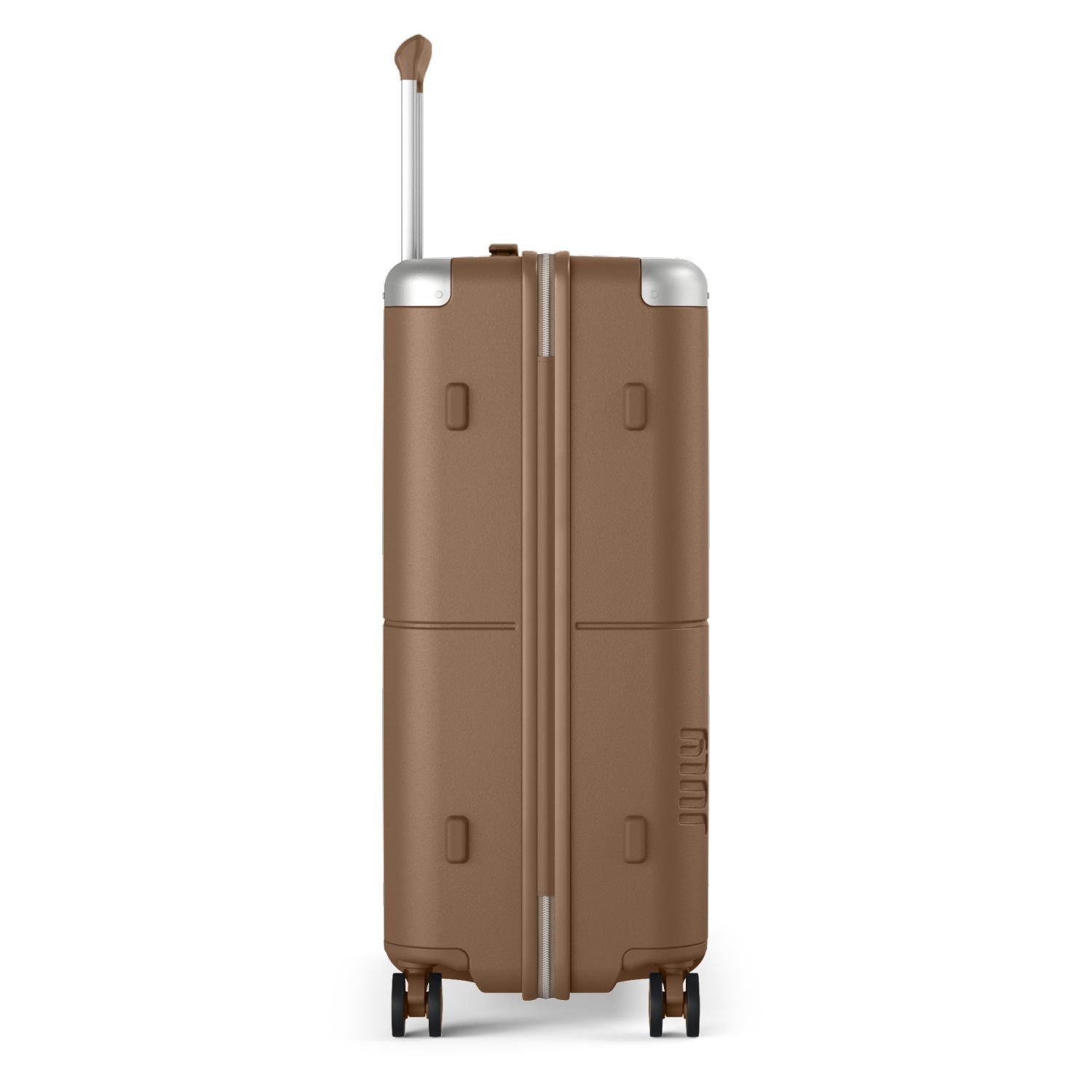 July Checked Polycarbonate 26" Luggage - Toffee