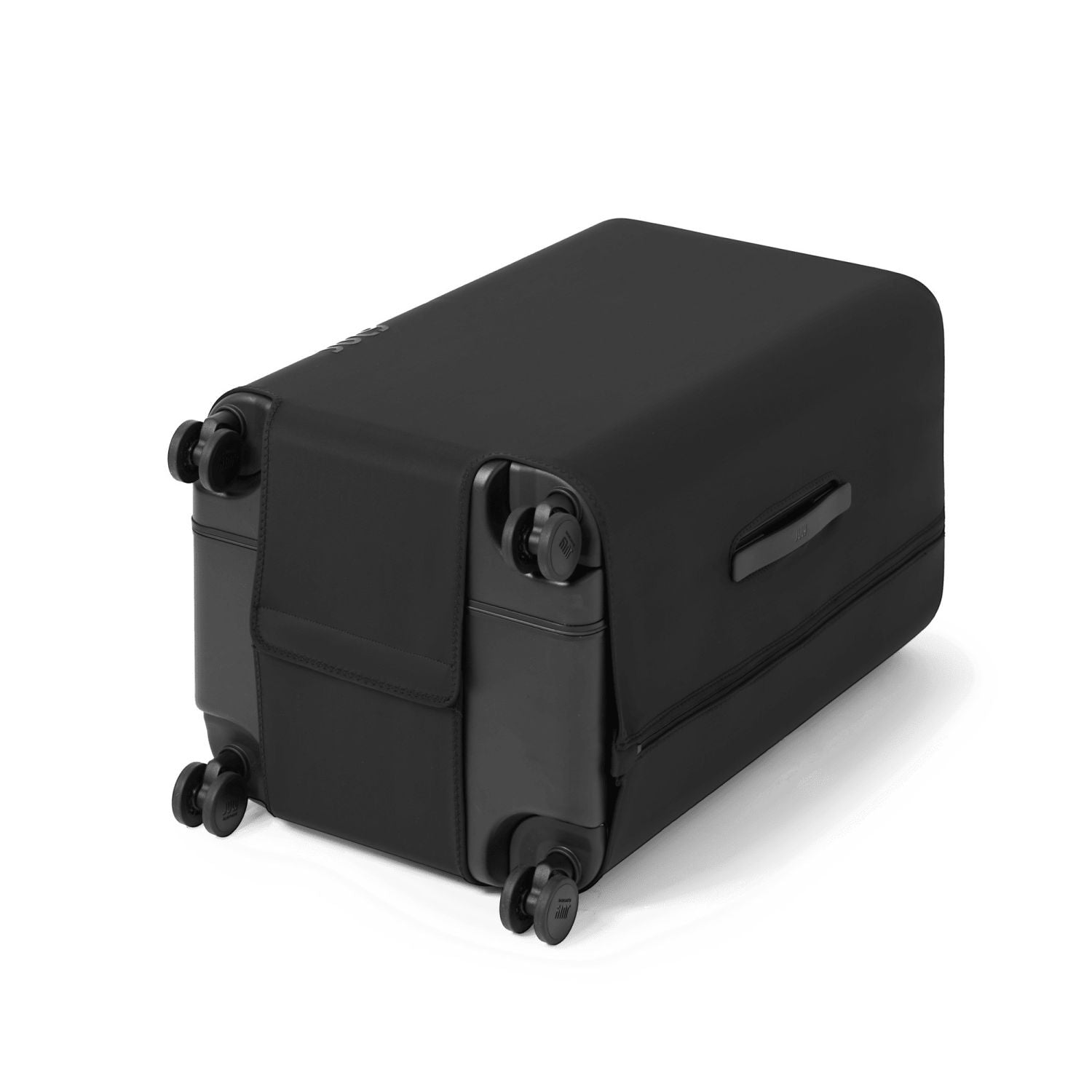 July Checked Trunk Luggage Cover - Black