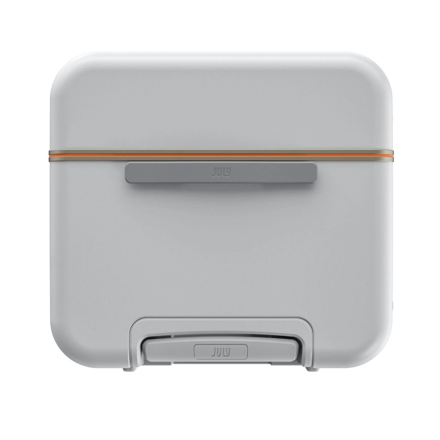 July Checked Trunk Polycarbonate Frame 28" Luggage - Matte Light Grey