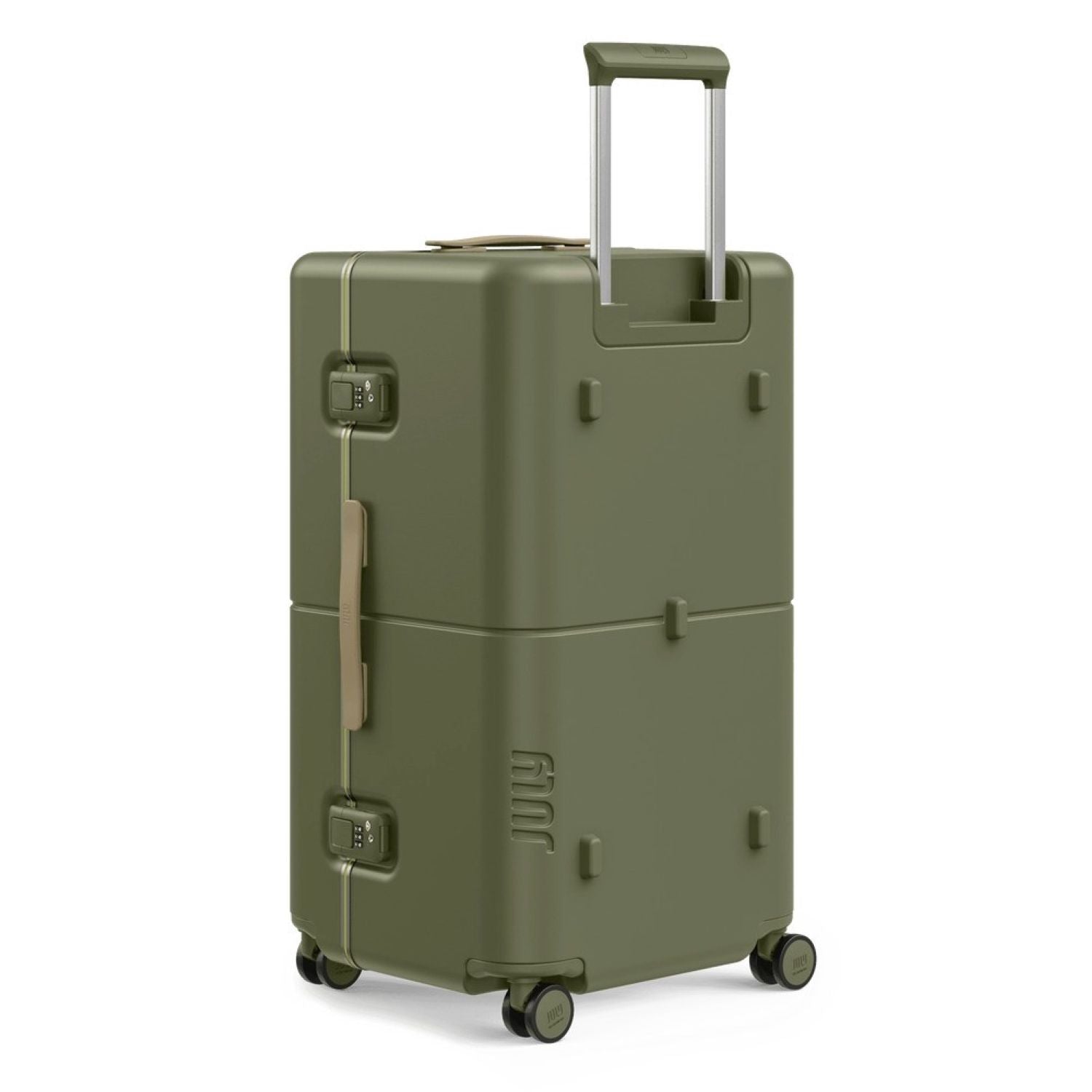 July Checked Trunk Polycarbonate Frame 28" Luggage - Matte Moss