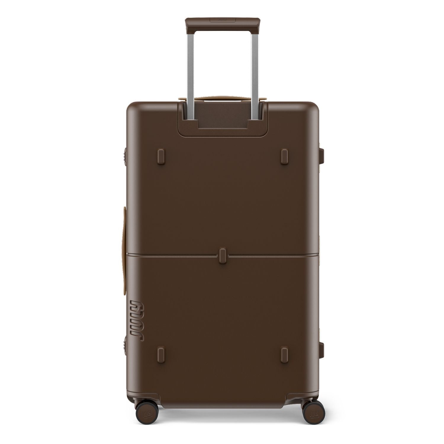 July Checked Trunk Plus Polycarbonate Frame 30" Luggage - Matte Brown
