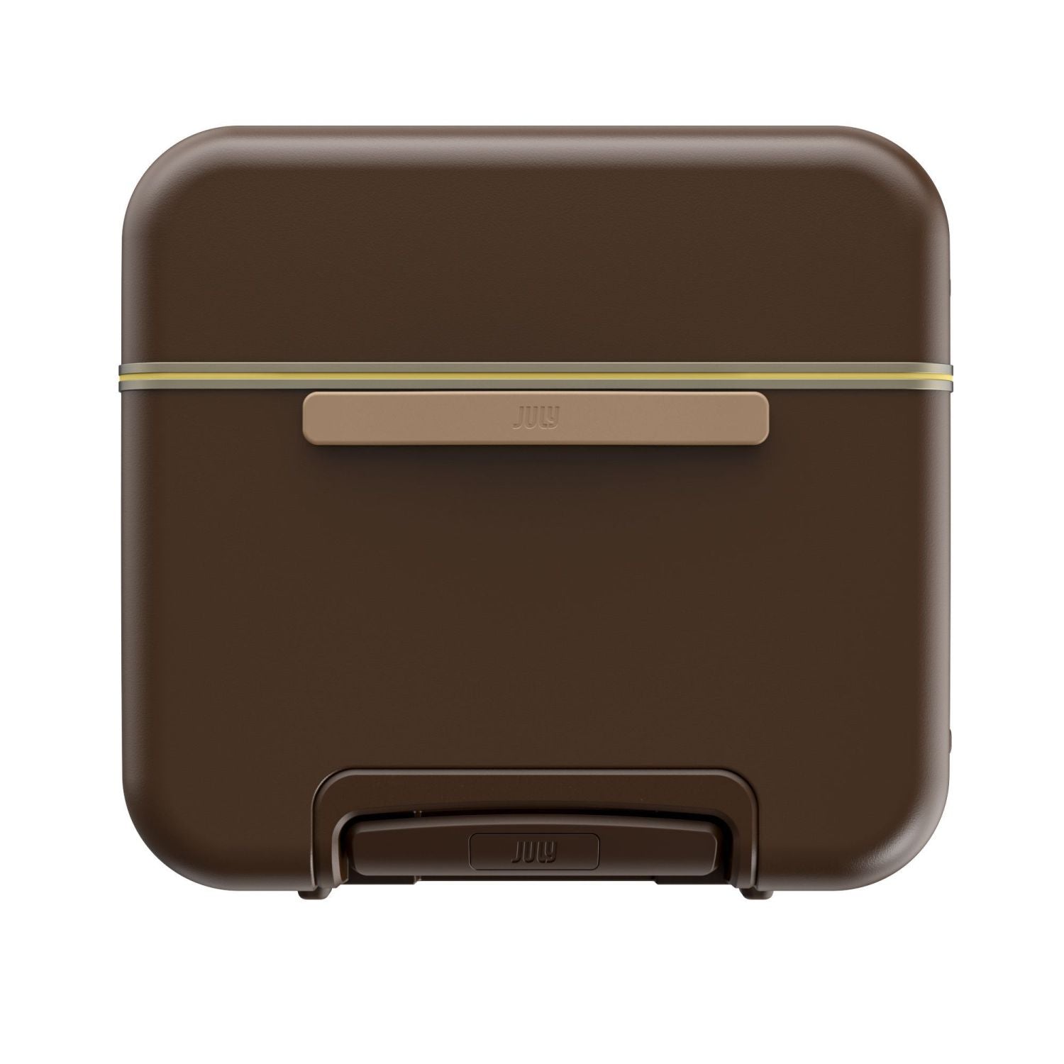July Checked Trunk Polycarbonate Frame 28" Luggage - Brown