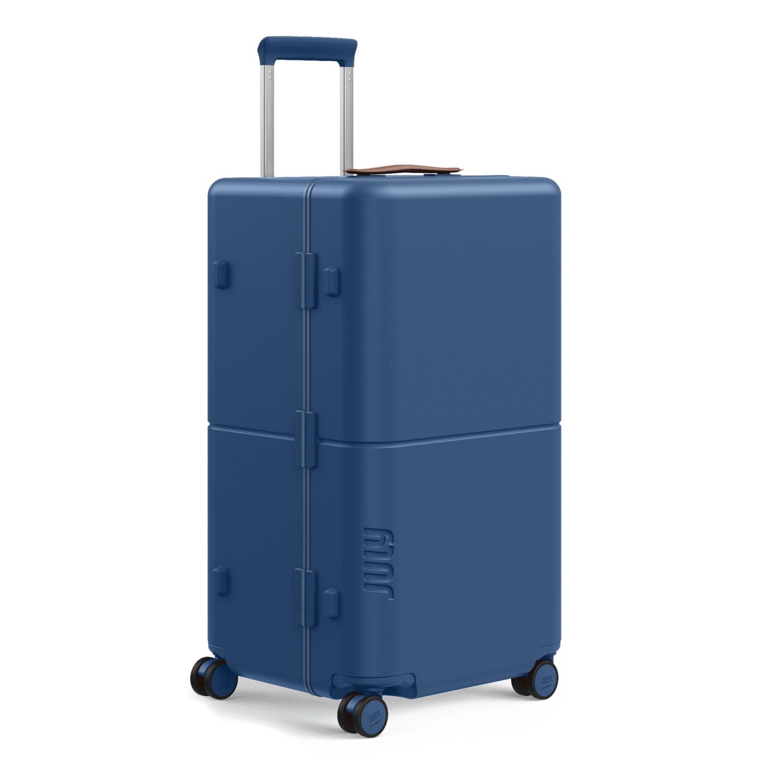 July Checked Trunk Polycarbonate Frame 28" Luggage - French Blue