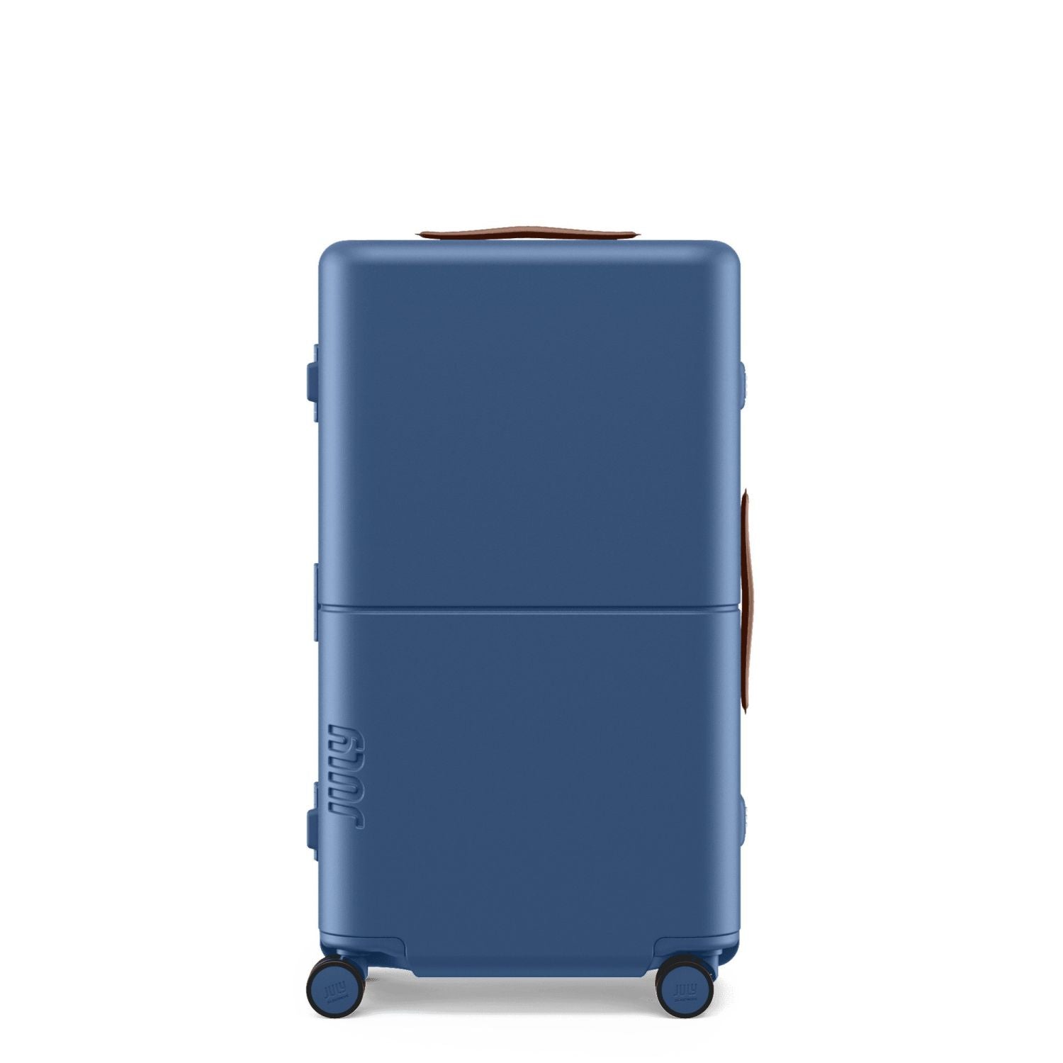 July Checked Trunk Polycarbonate Frame 28" Luggage - French Blue
