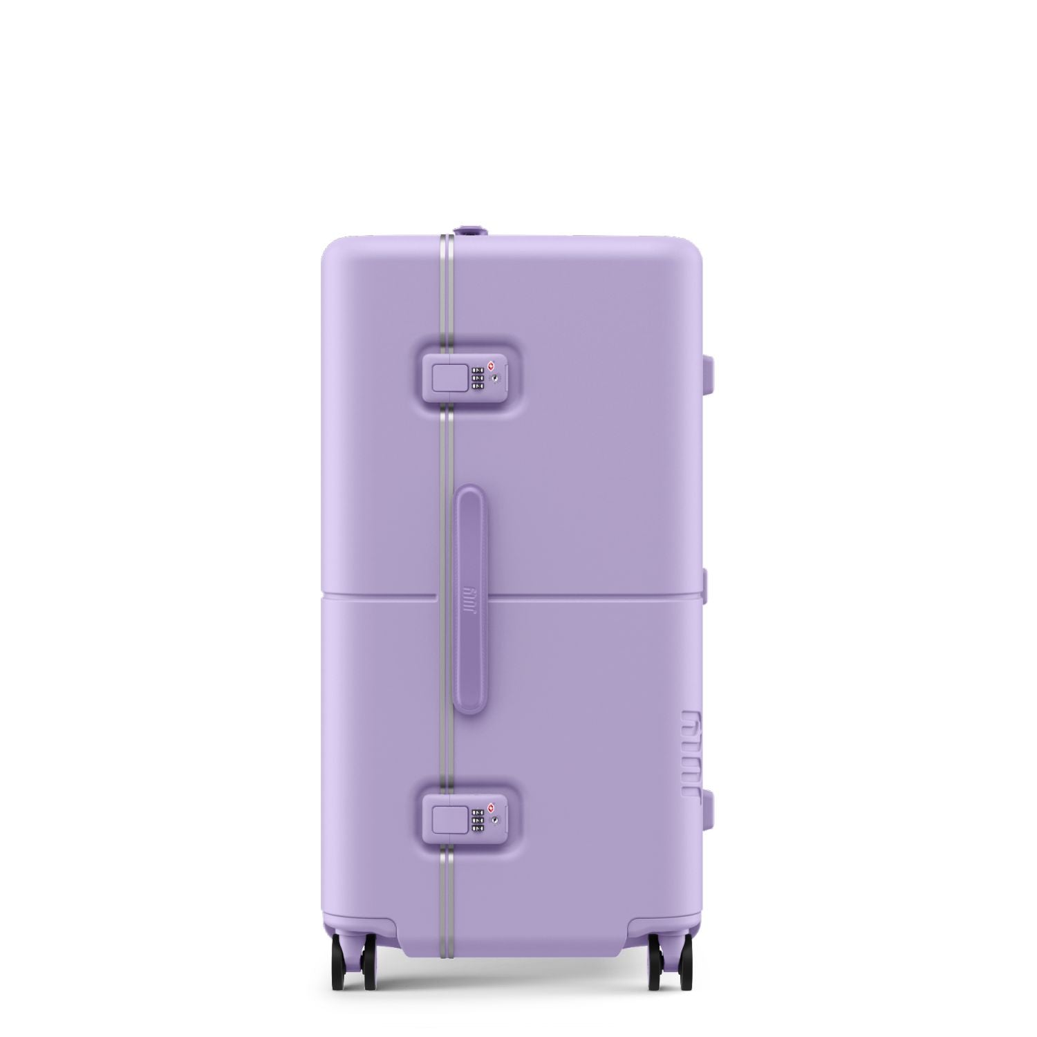 July Checked Trunk Polycarbonate Frame 28" Luggage - Lilac