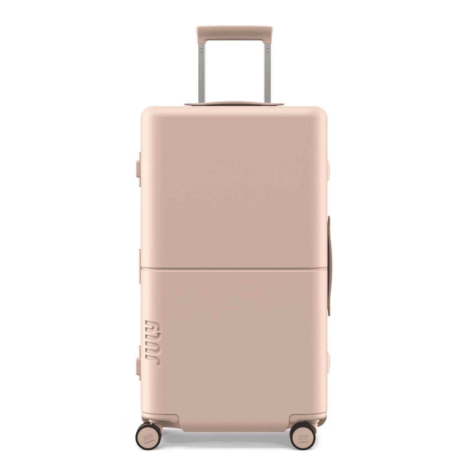 July Checked Trunk Polycarbonate Frame 28" Luggage - Matte Sand