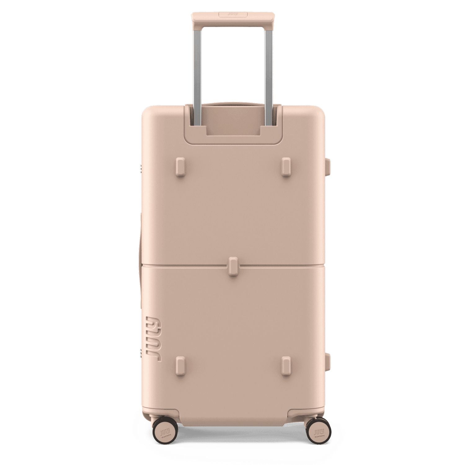 July Checked Trunk Polycarbonate Frame 28" Luggage - Matte Sand