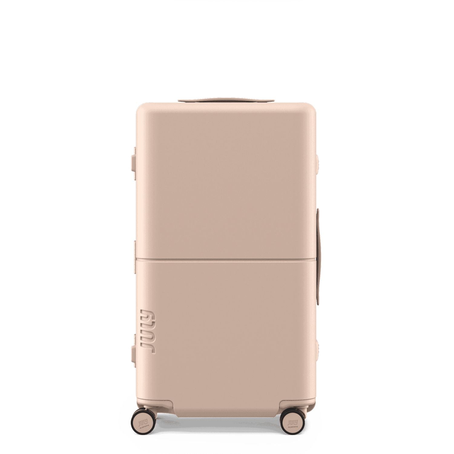 July Checked Trunk Polycarbonate Frame 28" Luggage - Matte Sand