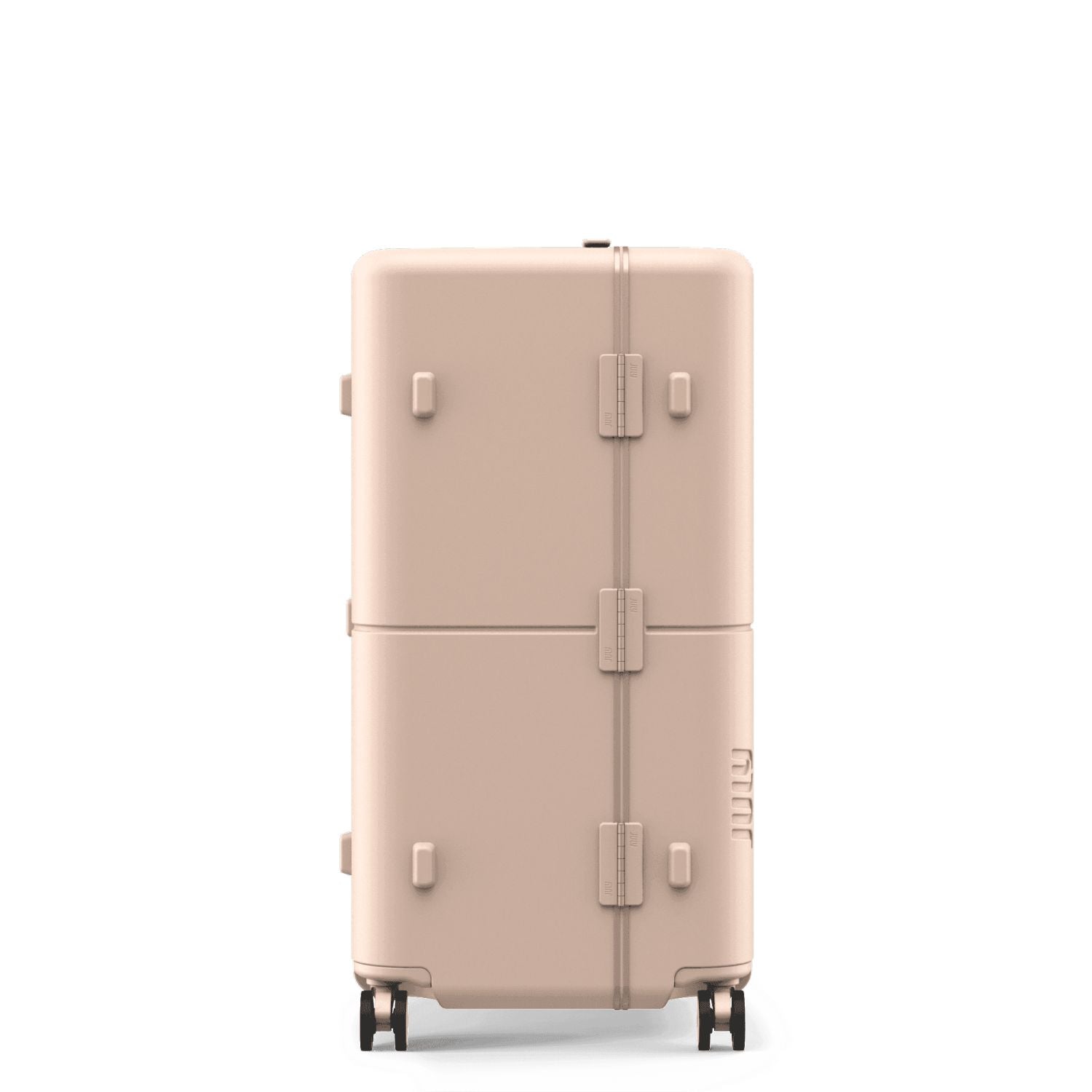 July Checked Trunk Polycarbonate Frame 28" Luggage - Matte Sand