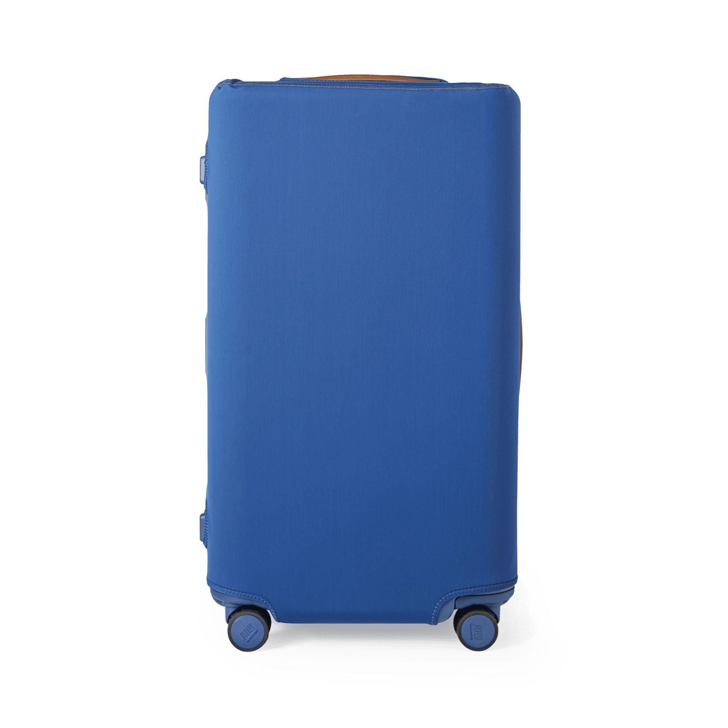 July Checked Trunk Stretch Cover - French Blue