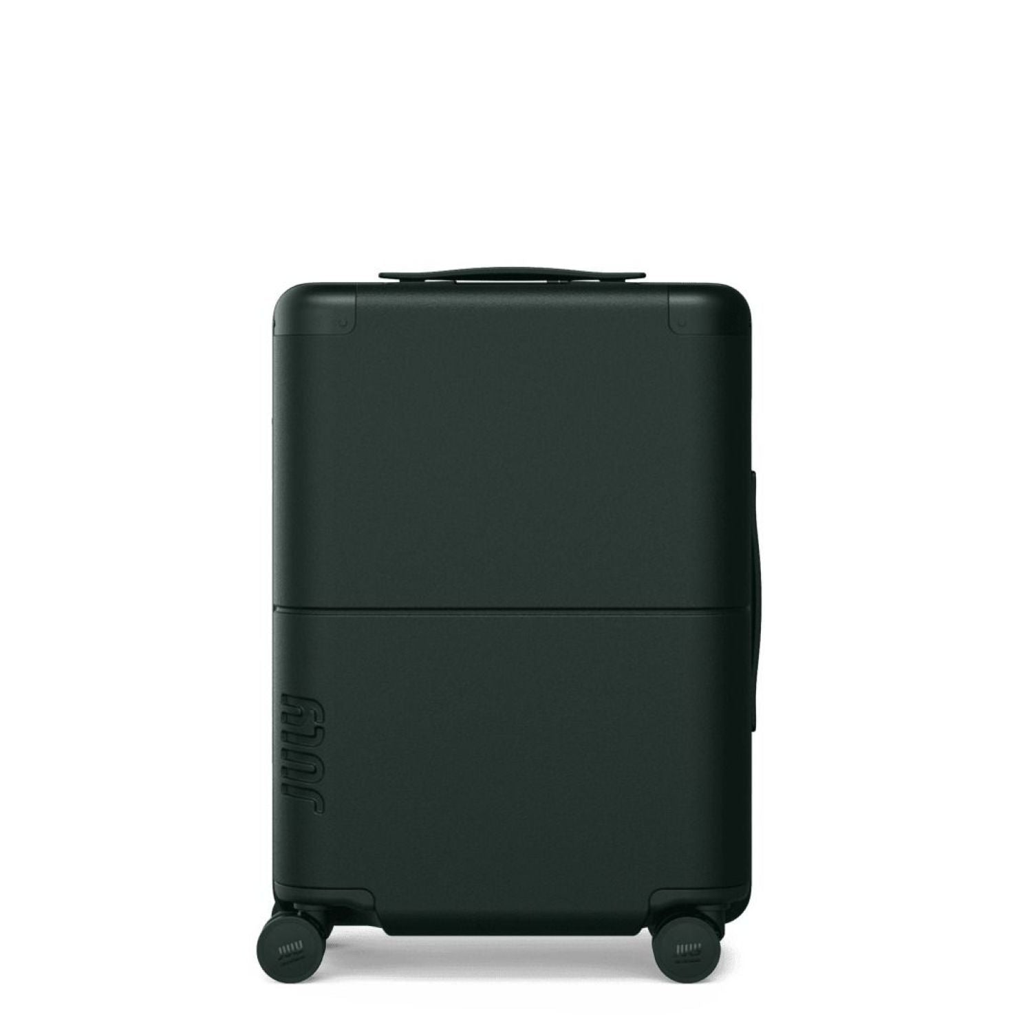 July Carry On Classic Polycarbonate 21" Luggage With Casesafe Tracking & Power Bank & Usb/Usb-C Cable - Forest