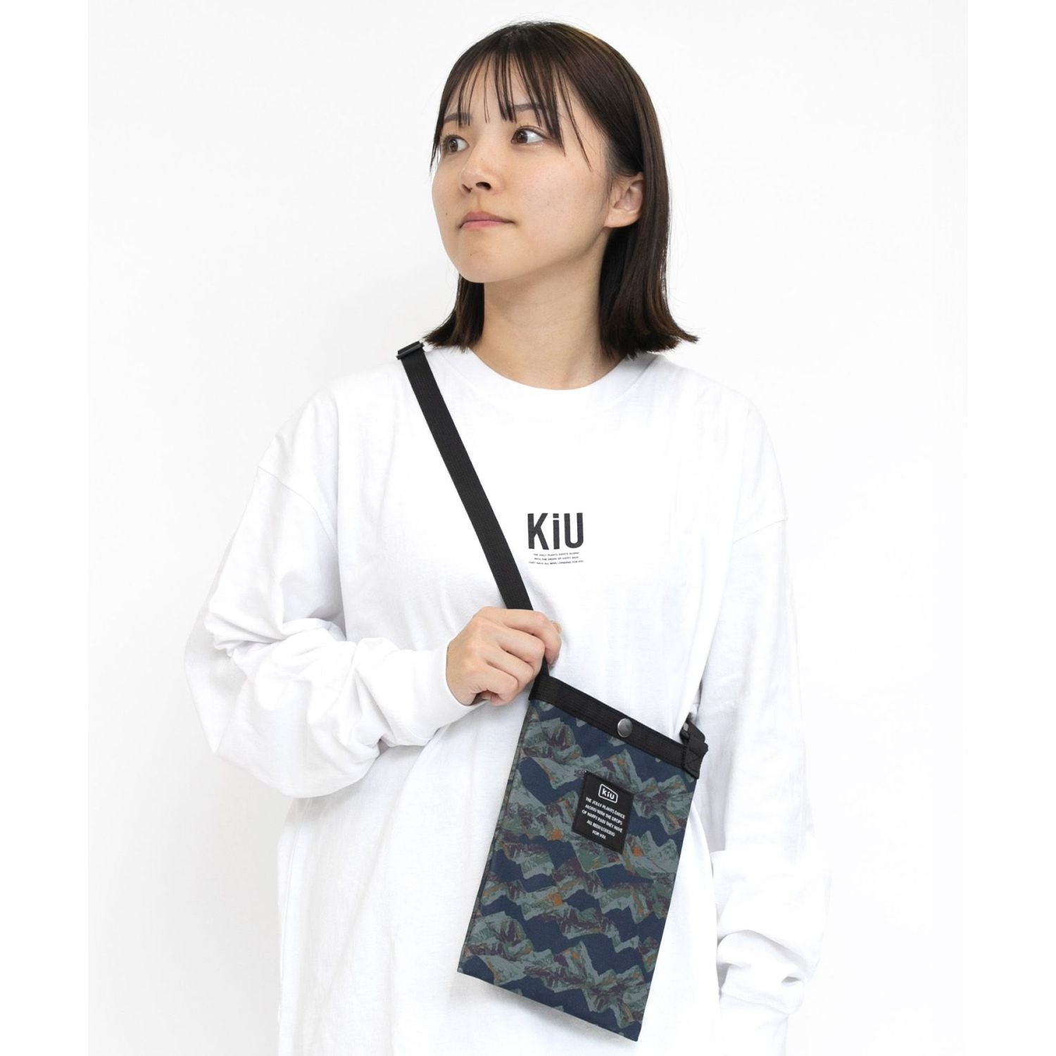 KiU Water Repellent 600D Sacoche Mini Bag (Black)