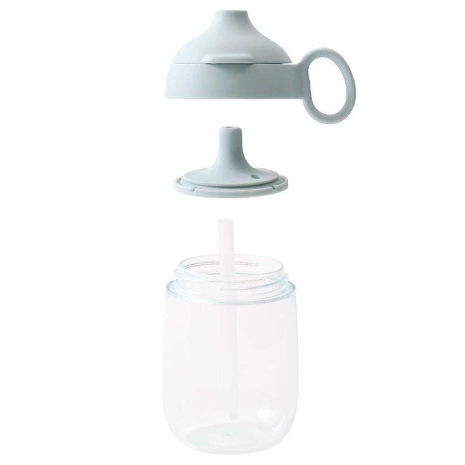 Kinto Bonbo Straw Mug 260ML - Blue Gray