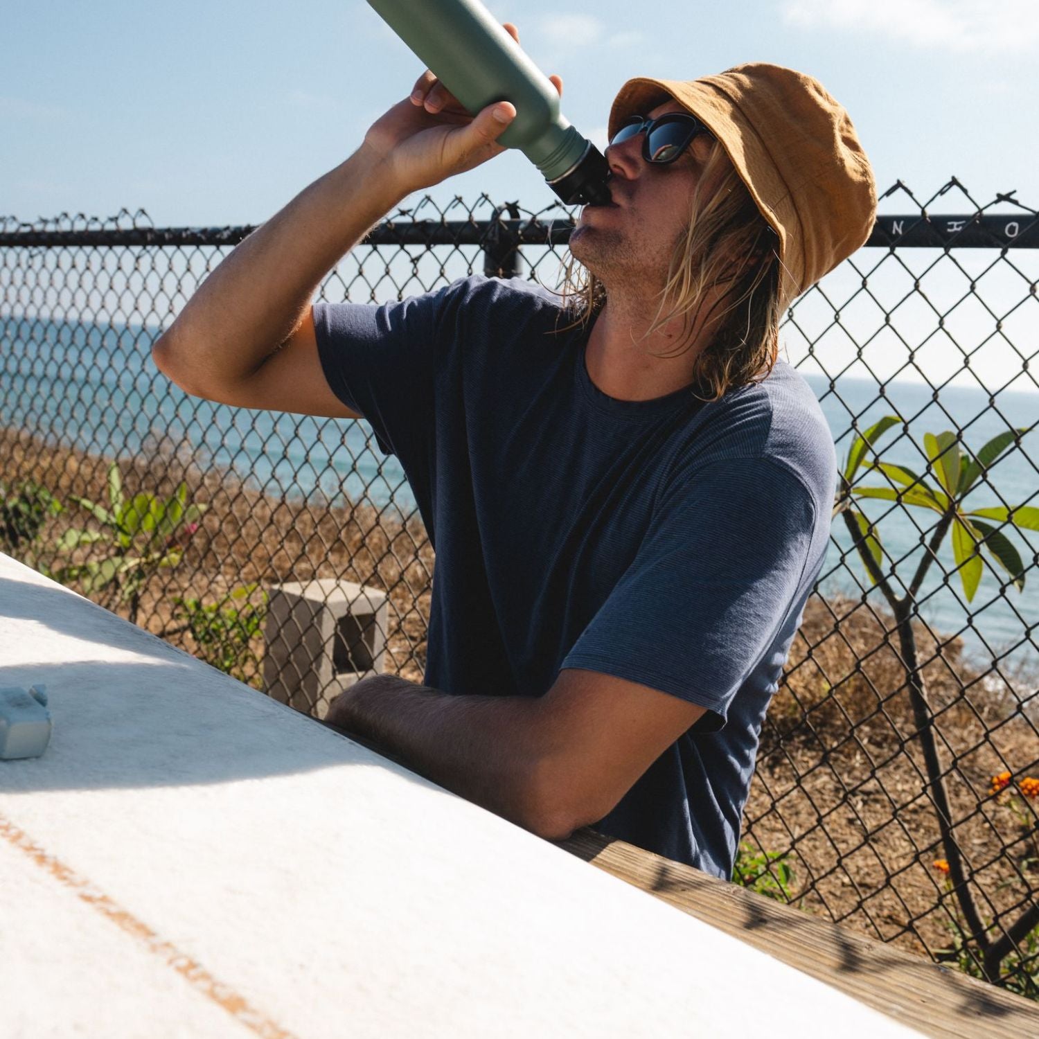 Klean Kanteen Classic 18oz Water Bottle (with Sport Cap) V2 (Sea Spray)