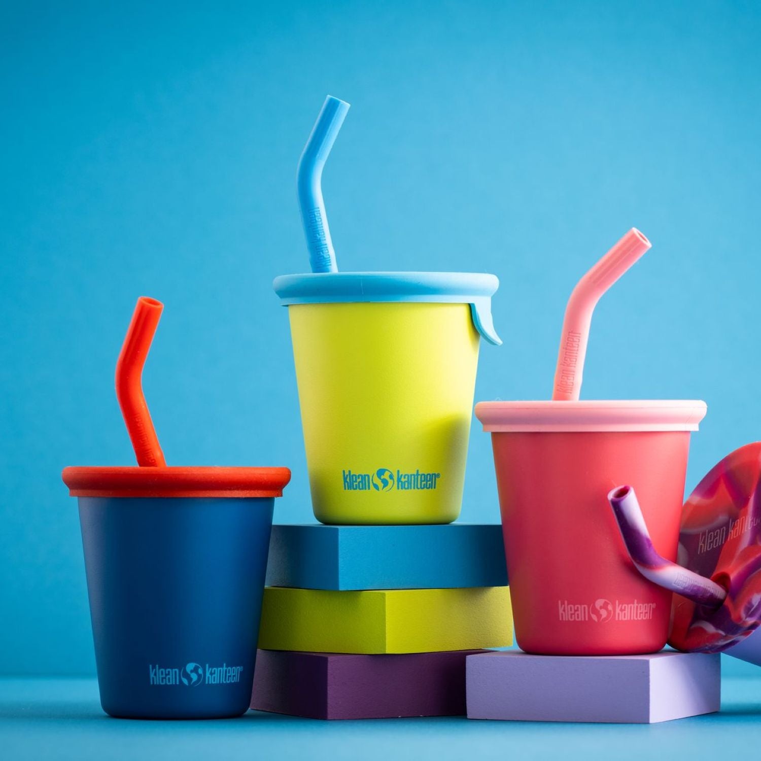 Klean Kanteen Kid Cup 10oz (with Kid Straw Lid) (Juicy Pear)
