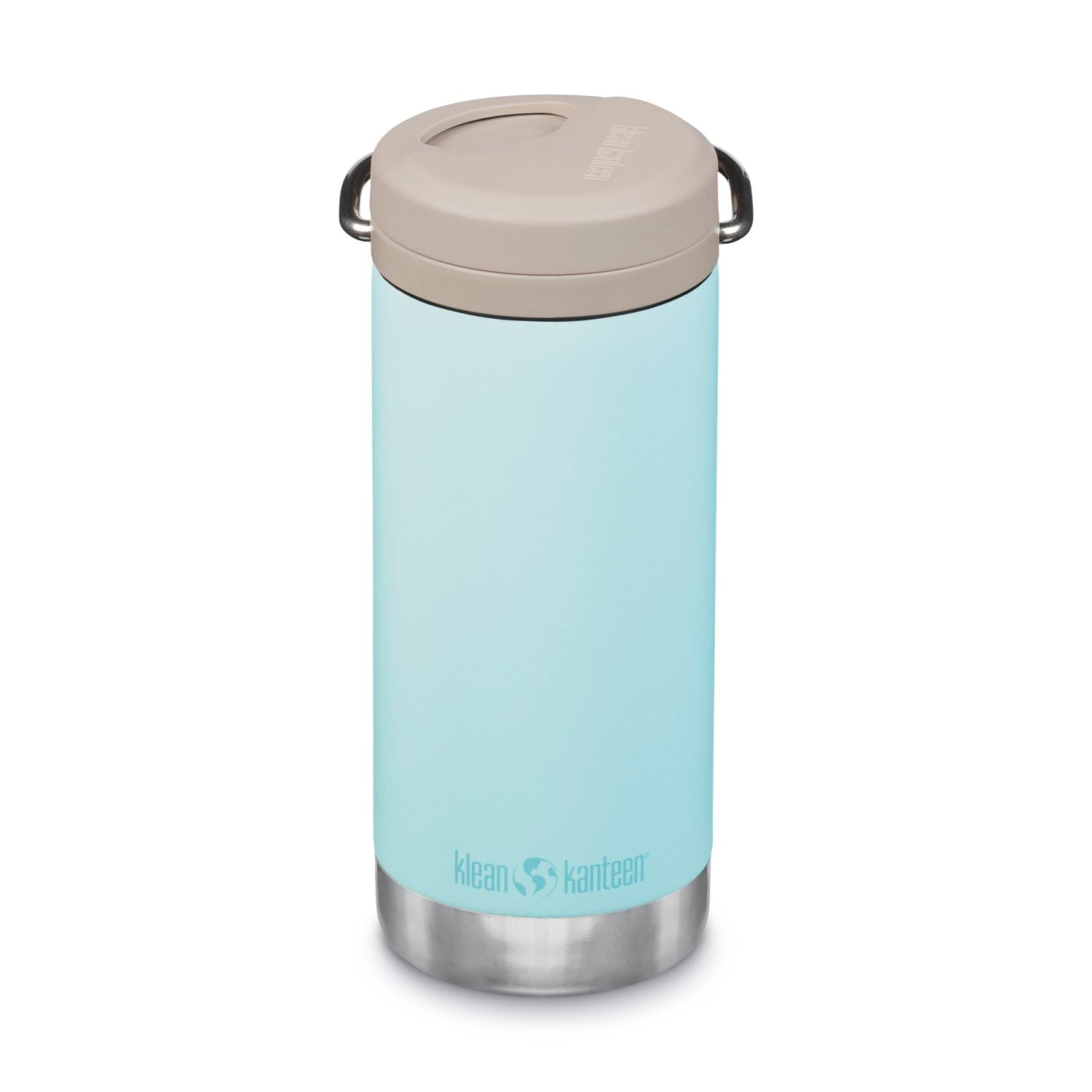 Klean Kanteen Insulated TKWide 12oz Water Bottle (with Twist Cap) (Blue Tint)