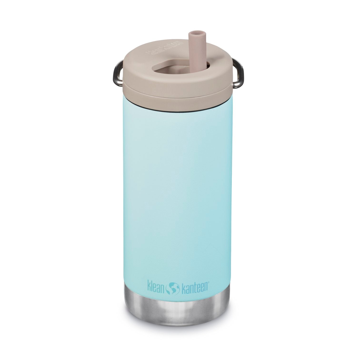 Klean Kanteen Insulated TKWide 12oz Water Bottle (with Twist Cap) (Blue Tint)