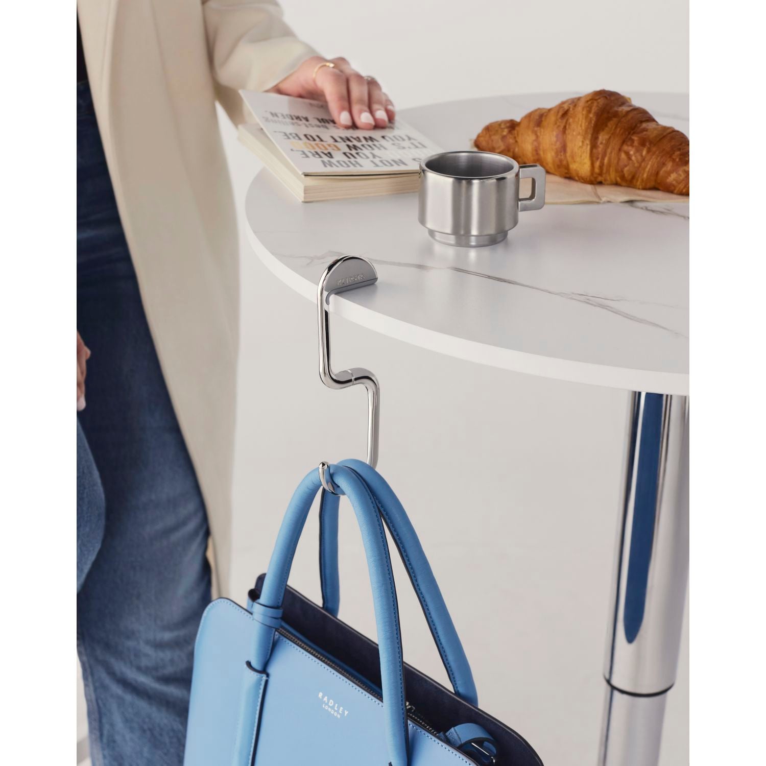 Klipsta Flip Bag Hook - Silver