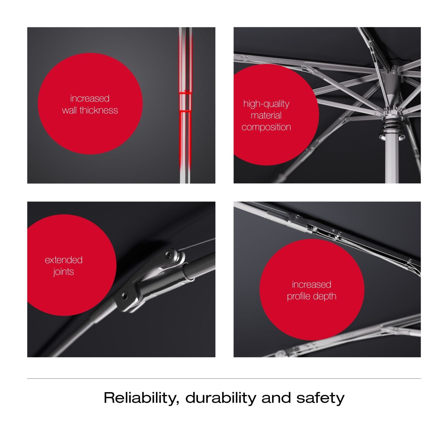 Knirps T.200 Medium Duomatic (UV Protection) Umbrella - Navy