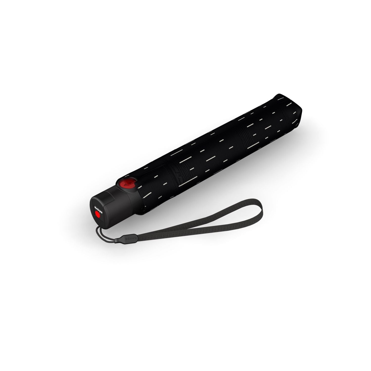 Knirps U.200 Ultra Light Duomatic Umbrella - Rain Black (Print)