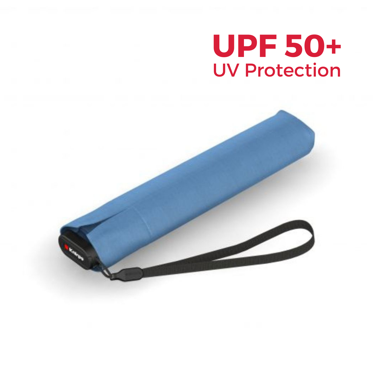 Knirps US.050 Ultraslim Manual (UV Protection) - Blue / Black Inner Coating