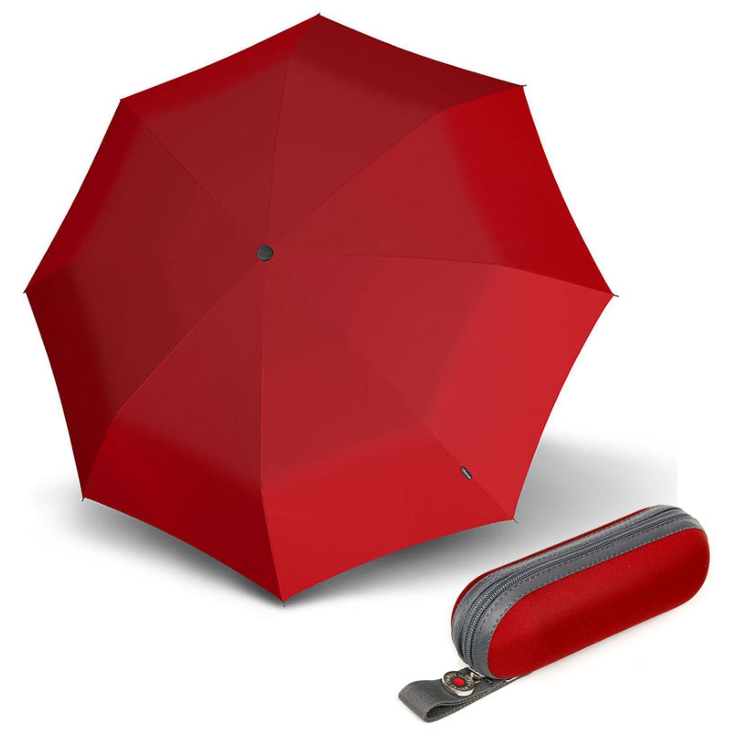 Knirps X1 Manual Umbrella (UV Protection) - Dark Red