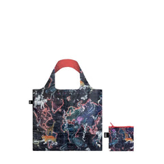 LOQI Artist Foldable Tote Bag - Kristjana S Williams Interiors - World Map