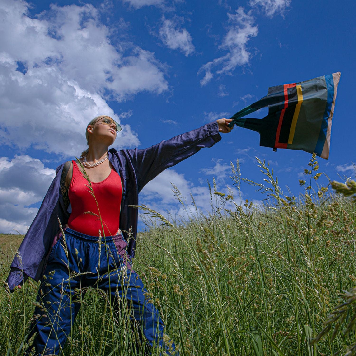 LOQI Museum Foldable Tote Bag - Jean Spencer - No Title