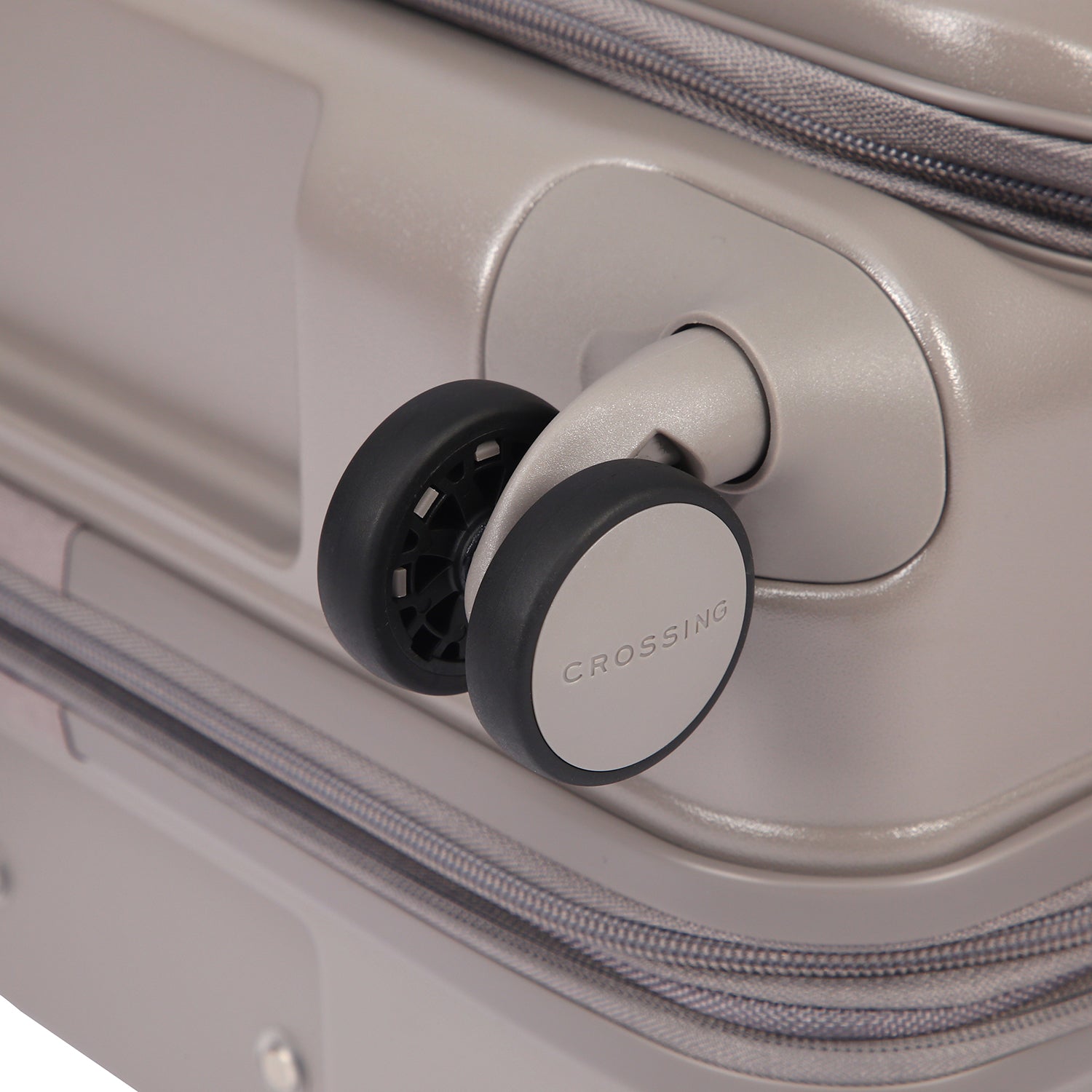 CROSSING INVI 30" Large Expandable Luggage With Front & Middle Access V3 - Latte