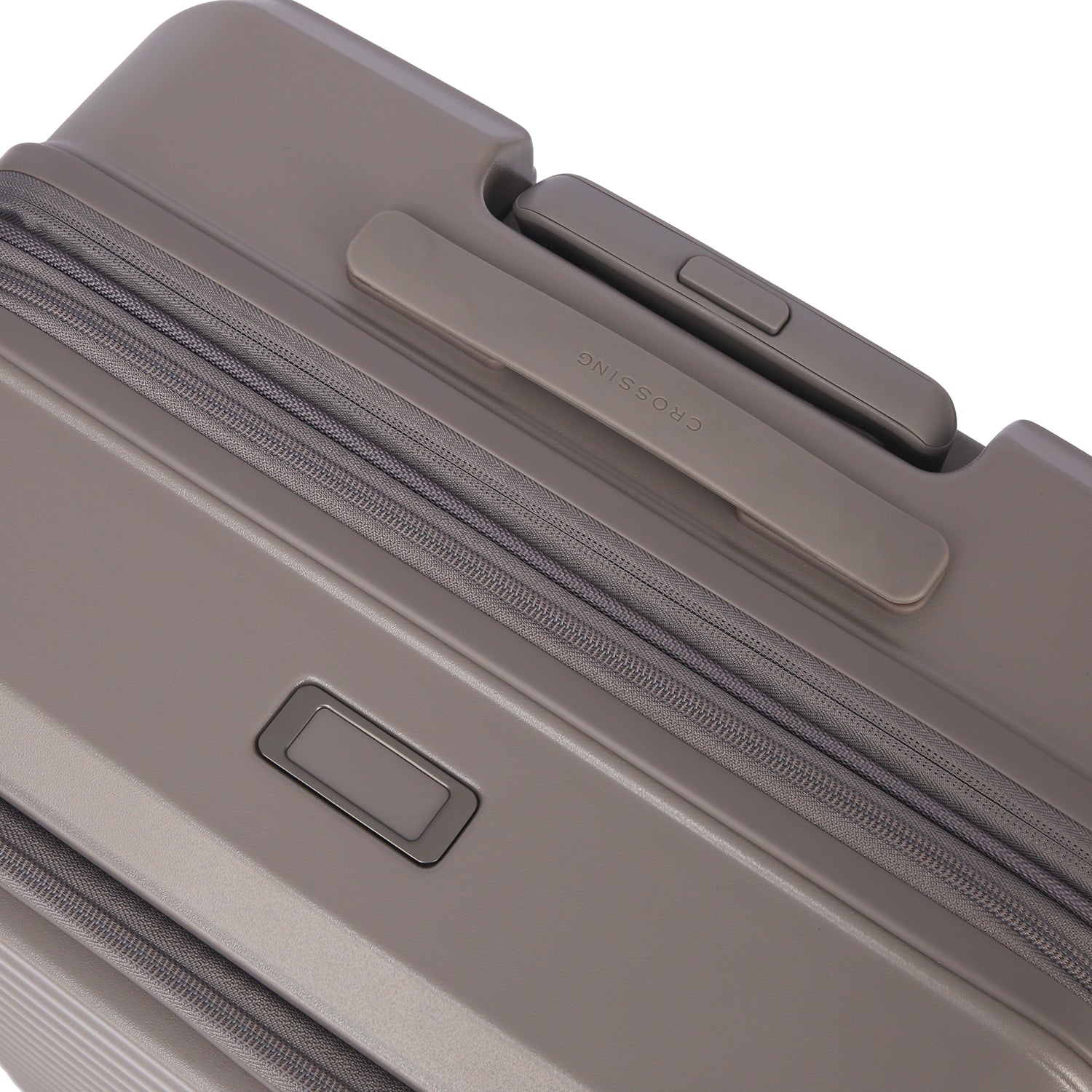 CROSSING INVI 30" Large Expandable Luggage With Front & Middle Access V3 - Latte