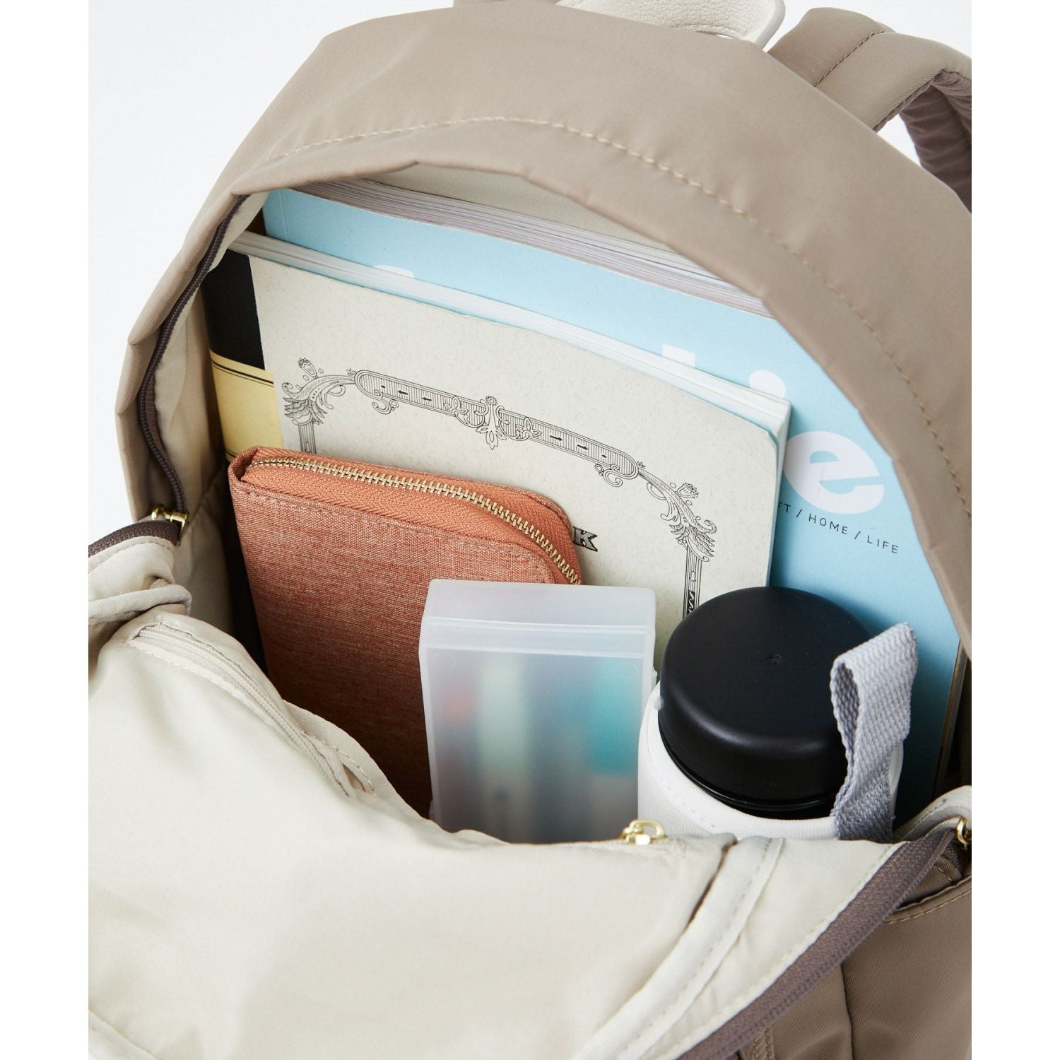 Legato Largo Burden Free Mini Backpack (Light Brown)