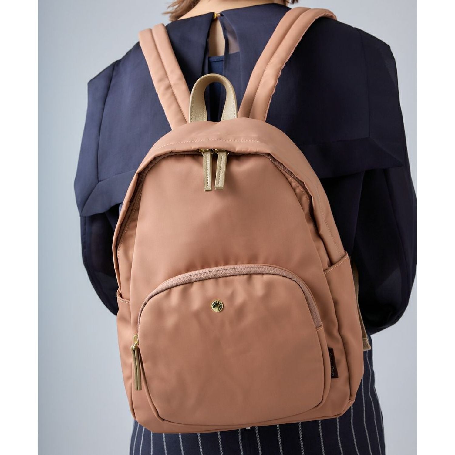 Legato Largo Burden Free Mini Backpack (Pink Beige)