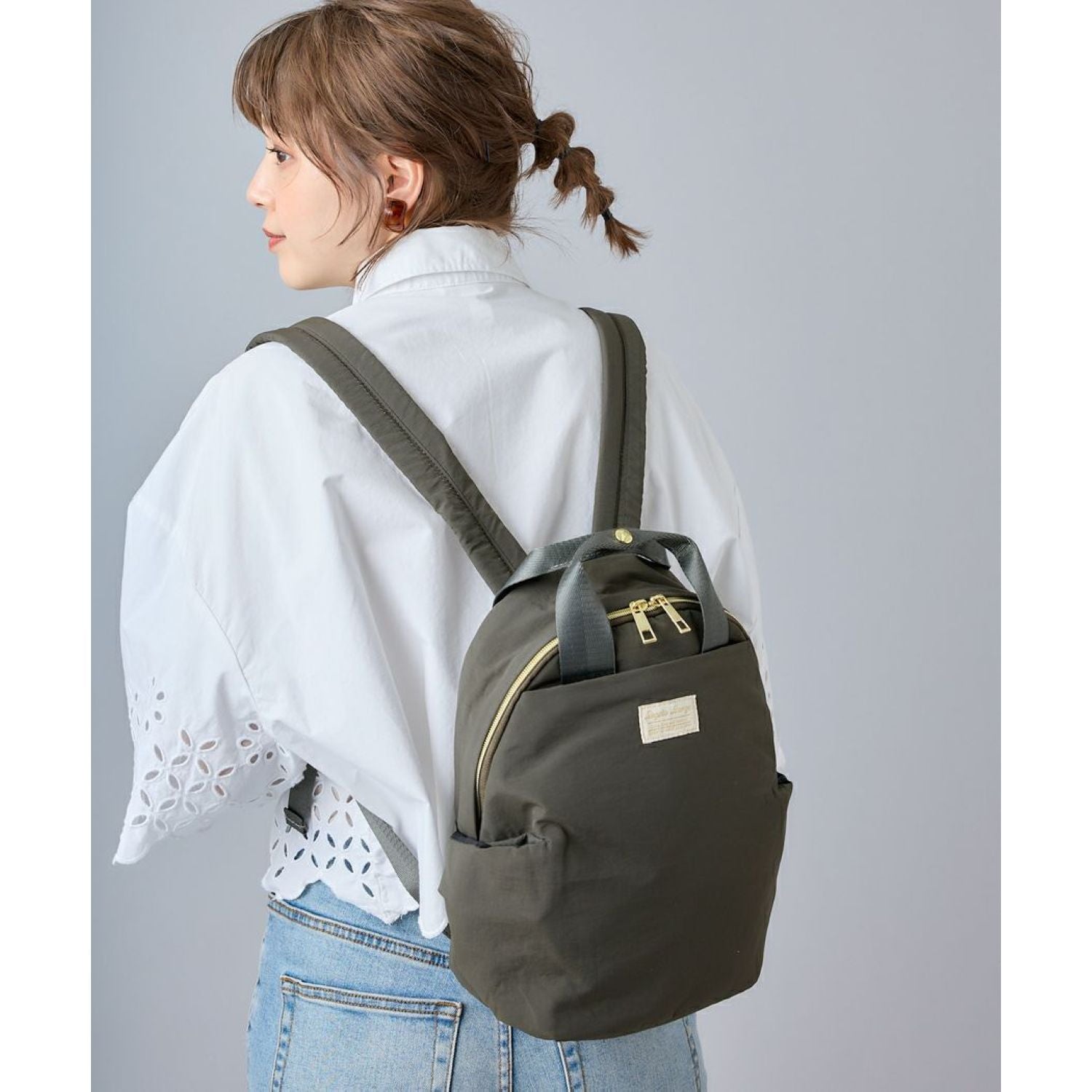 Legato Largo Fuwari Mini Backpack (Beige)