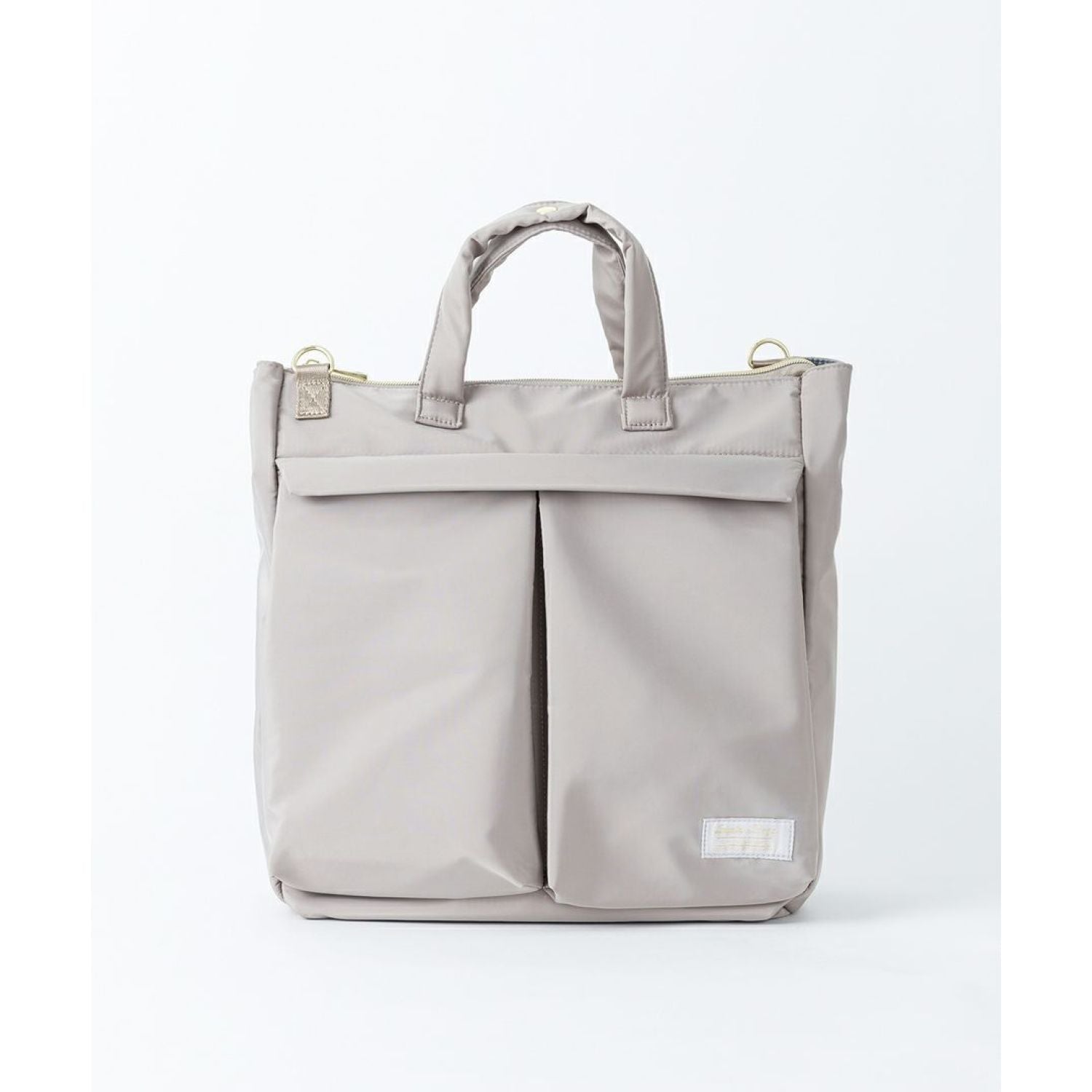 Legato Largo Helmet Bag 2Way A4 Tote Bag (Grey Beige)