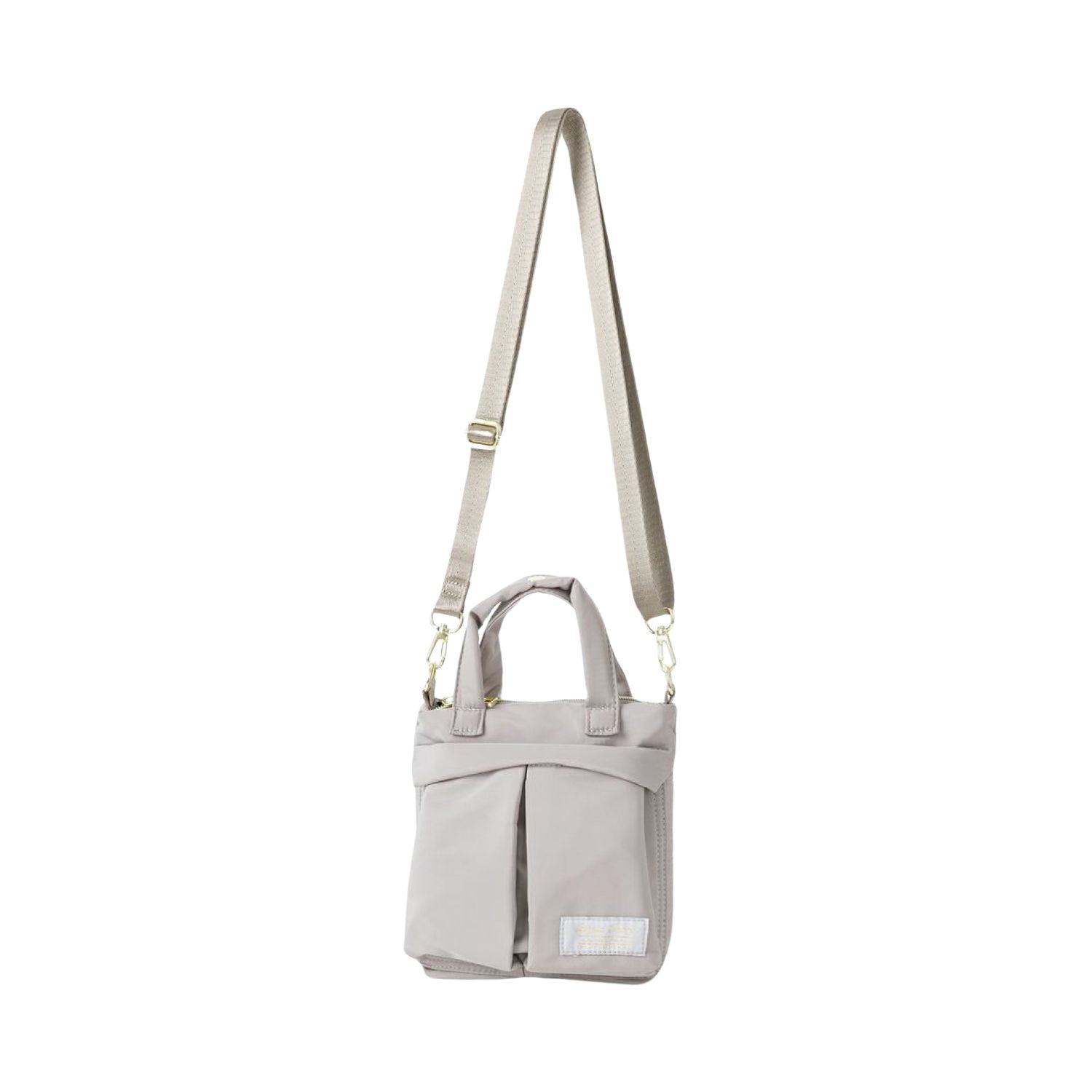 Legato Largo Helmet Bag 2Way Mini Shoulder Bag (Grey Beige)