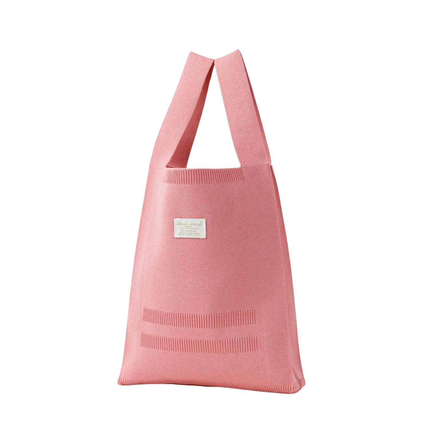 Legato Largo Knit Series Knit Bag M (Pink)