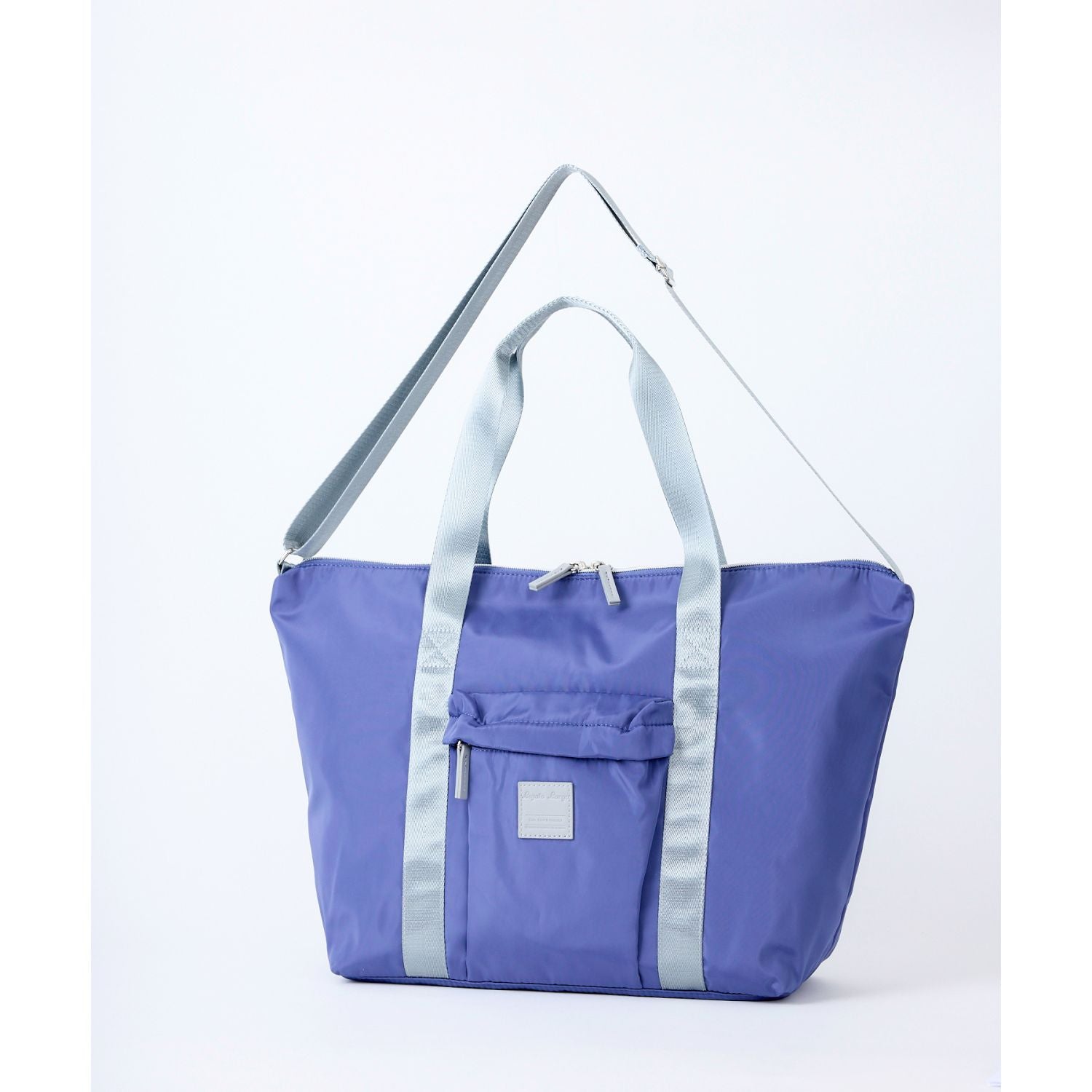 Legato Largo Silky 2Way Boston Bag (Blue)