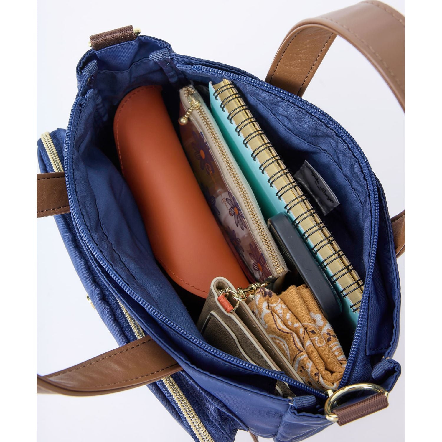 Legato Largo One Mile 2Way Wallet Shoulder Bag (Navy)