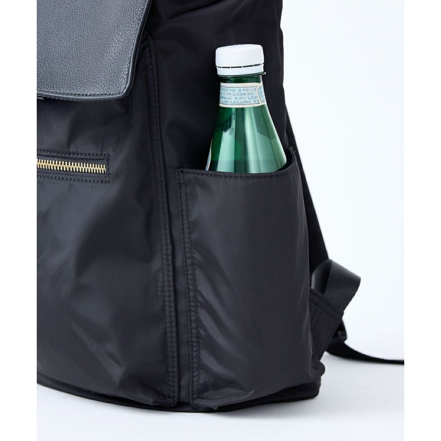Legato Largo Polyester x Pu Backpack (Black)