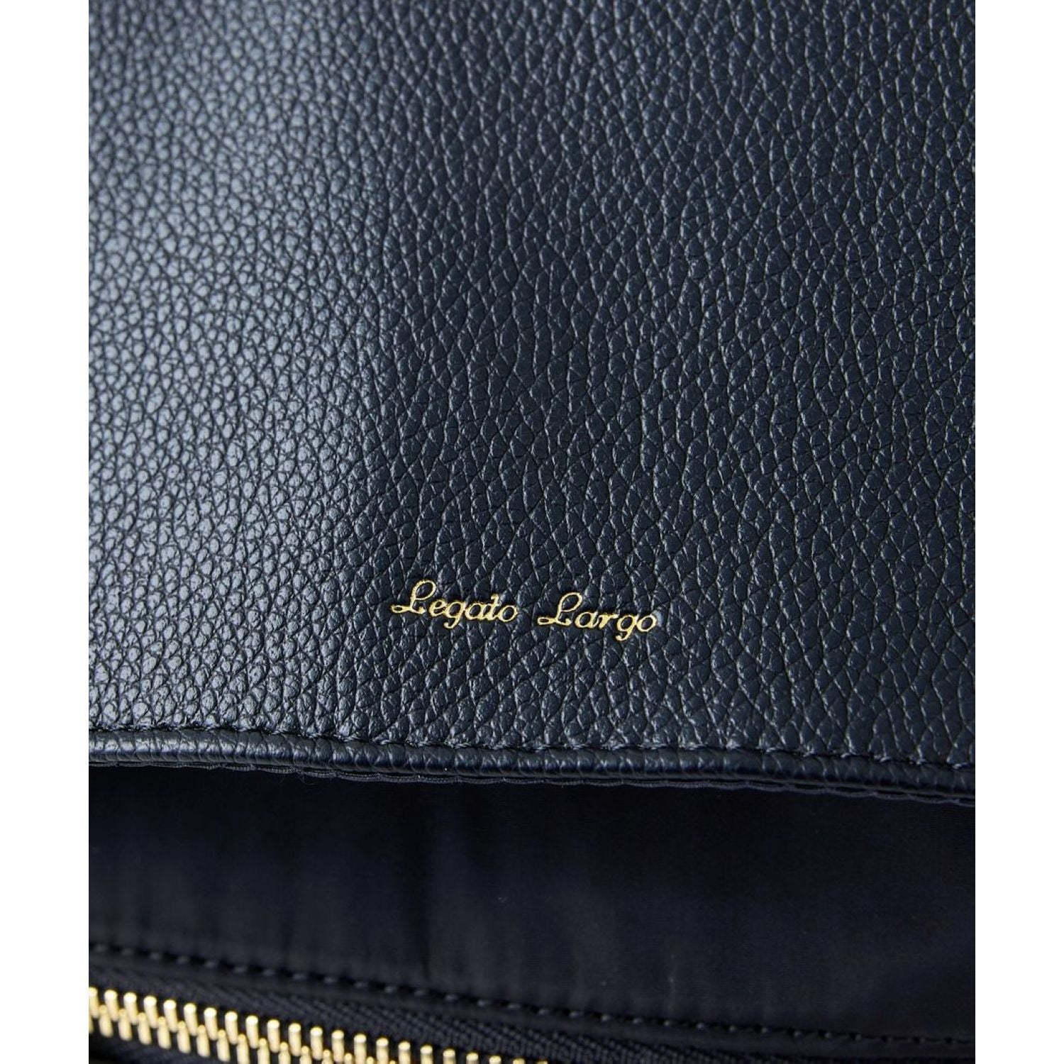 Legato Largo Polyester x Pu Backpack (Black)