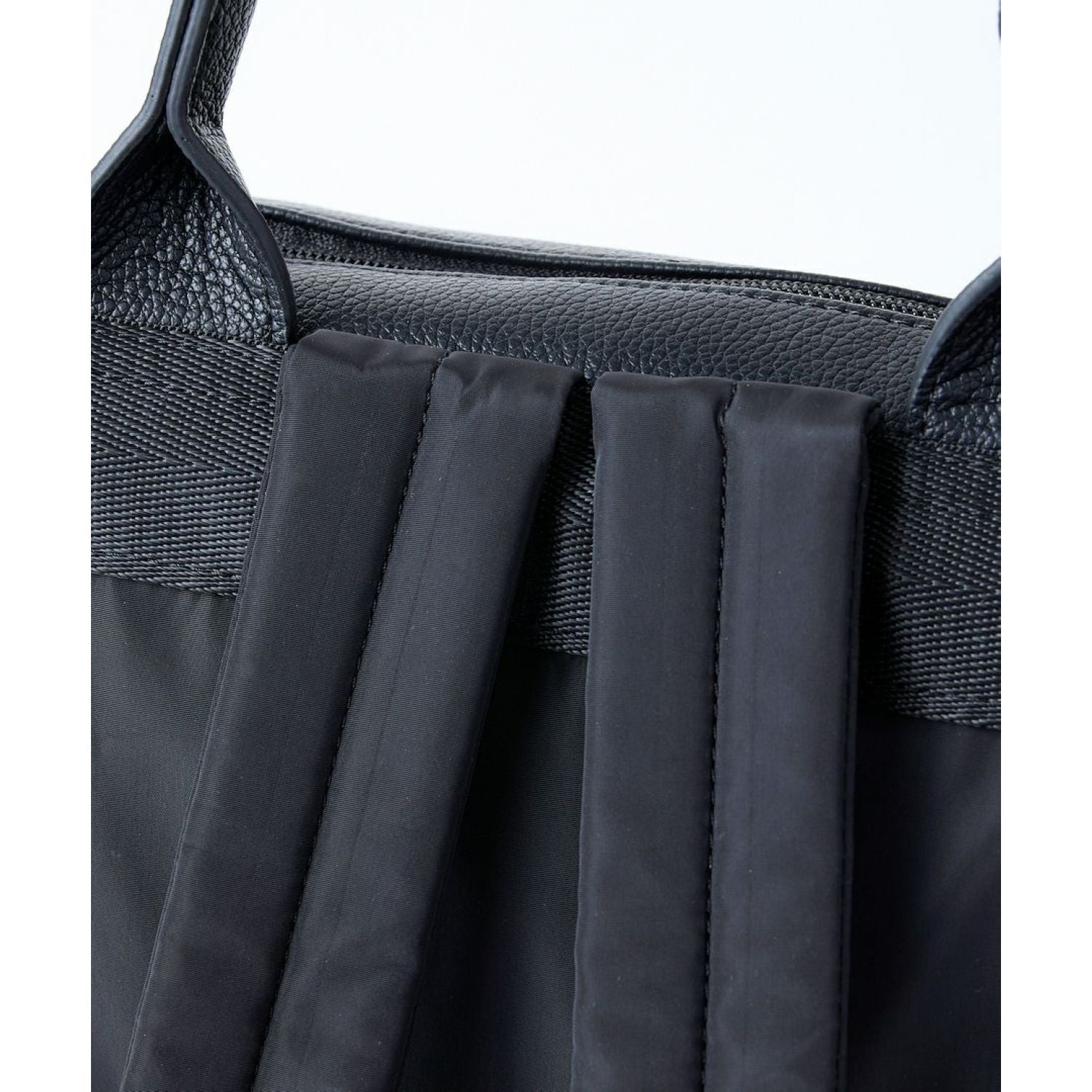 Legato Largo Polyester x Pu Backpack (Black)