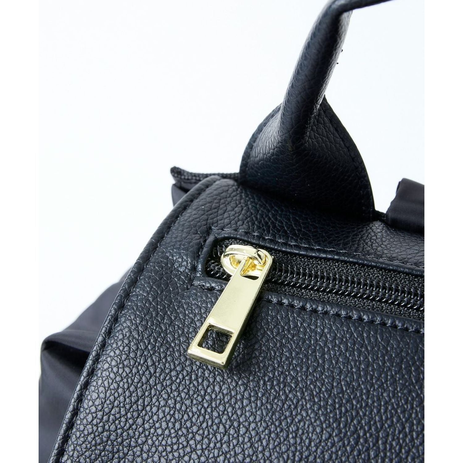 Legato Largo Polyester x Pu Backpack (Grey Beige)